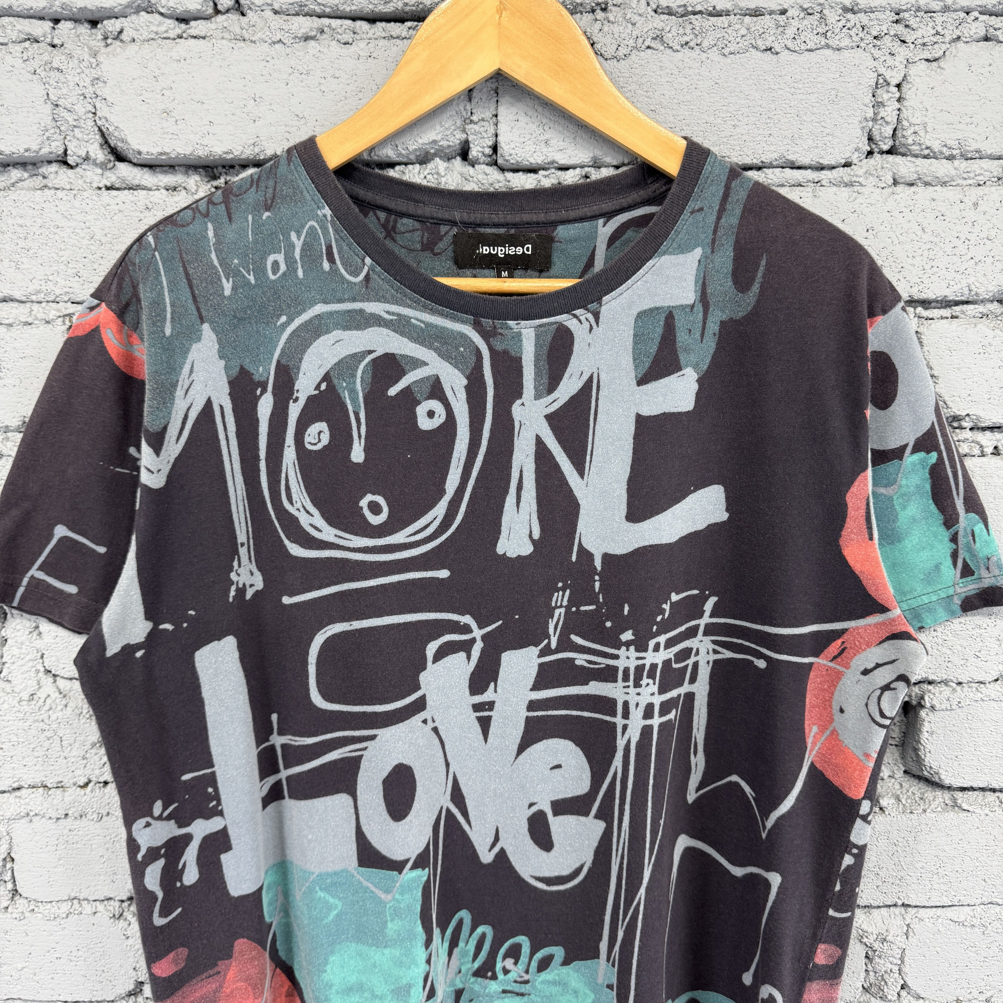 Japanese Brand Rare Japanese Brand Desigual Featuring A Graphic "MORE LOVE" Size US M / EU 48-50 / 2 - 3 Thumbnail