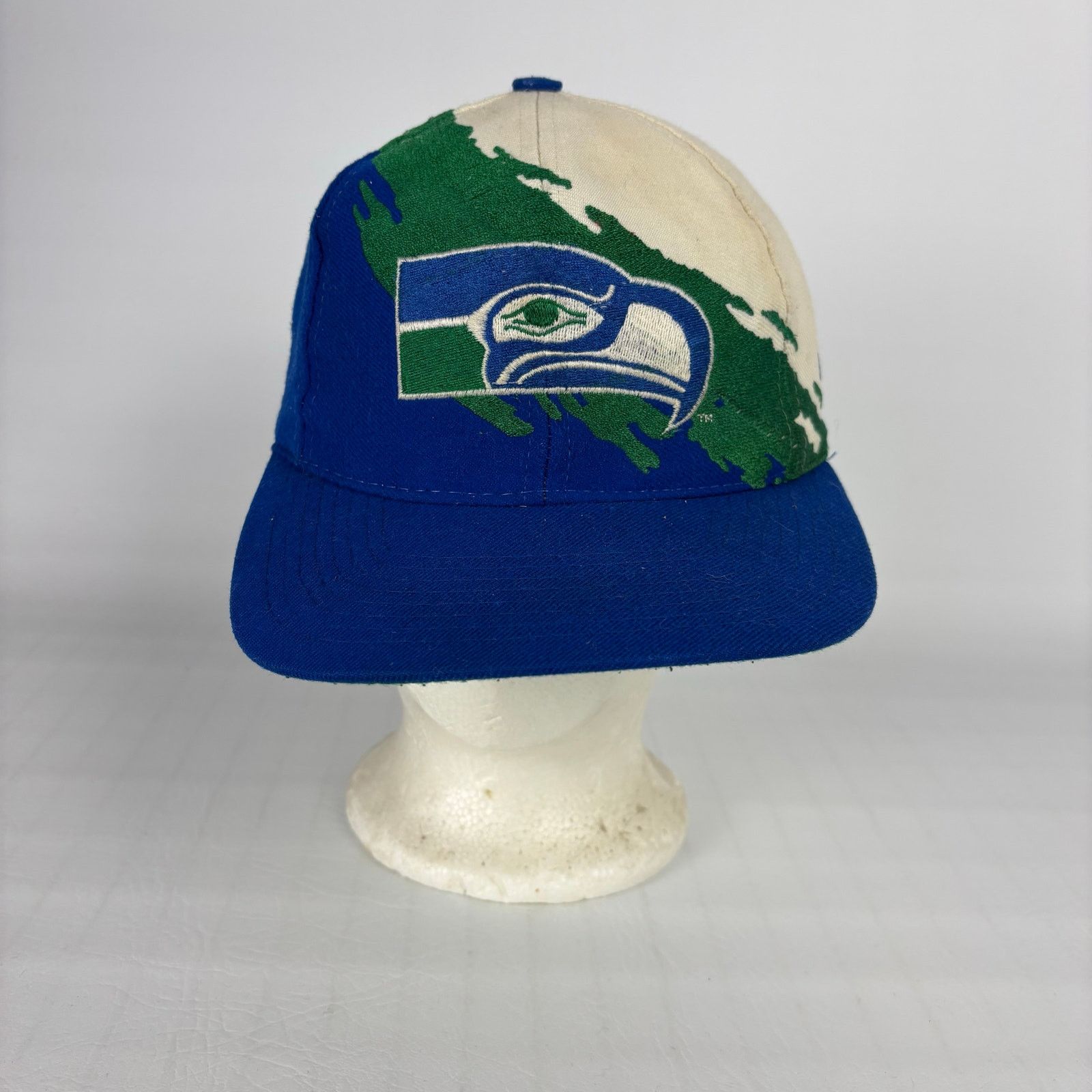 Logo Athletic VTG Seattle Seahawks Splash Logo Athletic Pro Line Snapback Size ONE SIZE - 1 Thumbnail