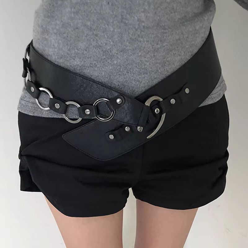 Japanese Brand Korean Style Aesthetic Sashes Casual Grunge Belts Y2k Size ONE SIZE - 6 Thumbnail