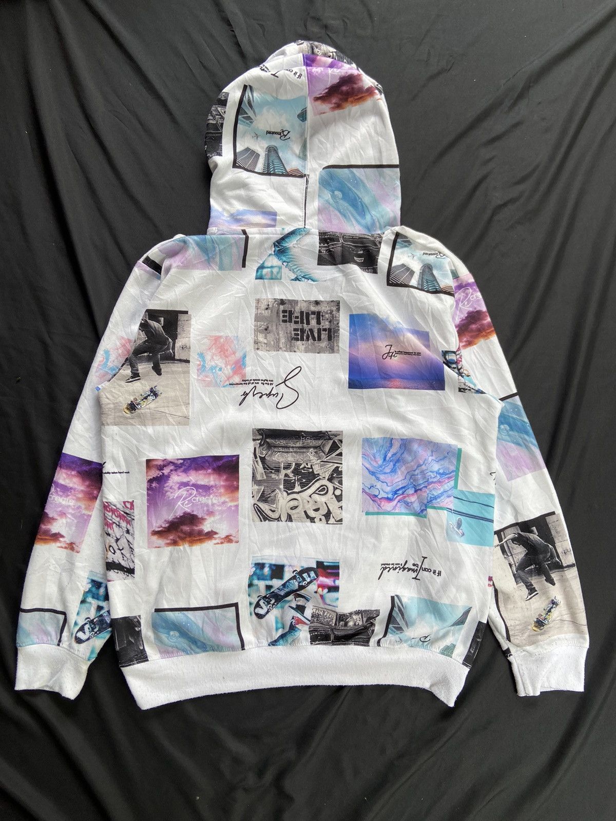 If Six Was Nine × Japanese Brand × Le Grande Bleu (L.G.B.) BEAUMERE SKATEBOARD IF IT CAN BE IMAGINED CREATED HOODIE Size US L / EU 52-54 / 3 - 2 Thumbnail