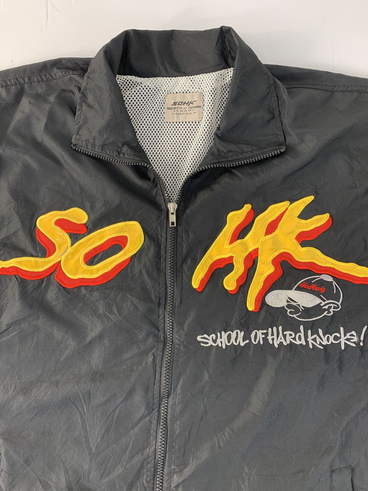 Rap Tees 90s SOHK School Of Hard Knock Tougher Jacket Embroidery Logo Size US L / EU 52-54 / 3 - 3 Thumbnail