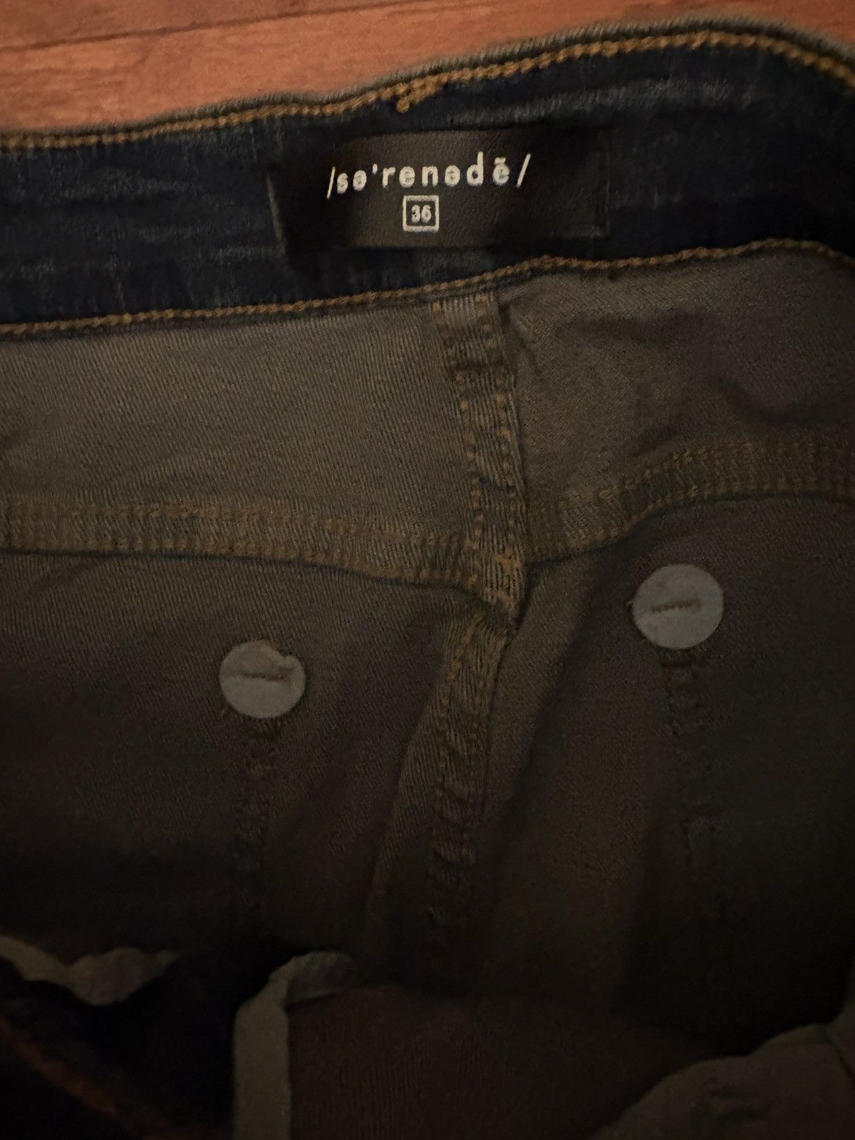 SERENEDE Blue SERENEDE Denim Flame jeans Size US 36 / EU 52 - 4 Thumbnail