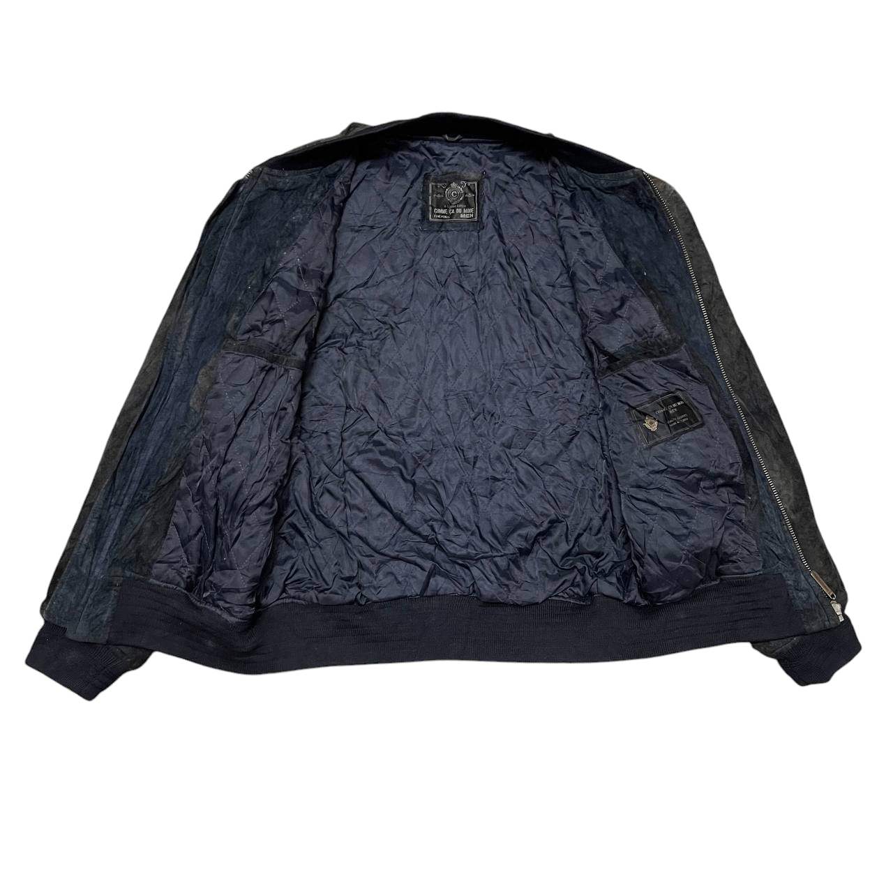 Comme Ca Ism Vintage Comme Ca Du Mode Men Leather Bomber Jacket Size US M / EU 48-50 / 2 - 7 Thumbnail