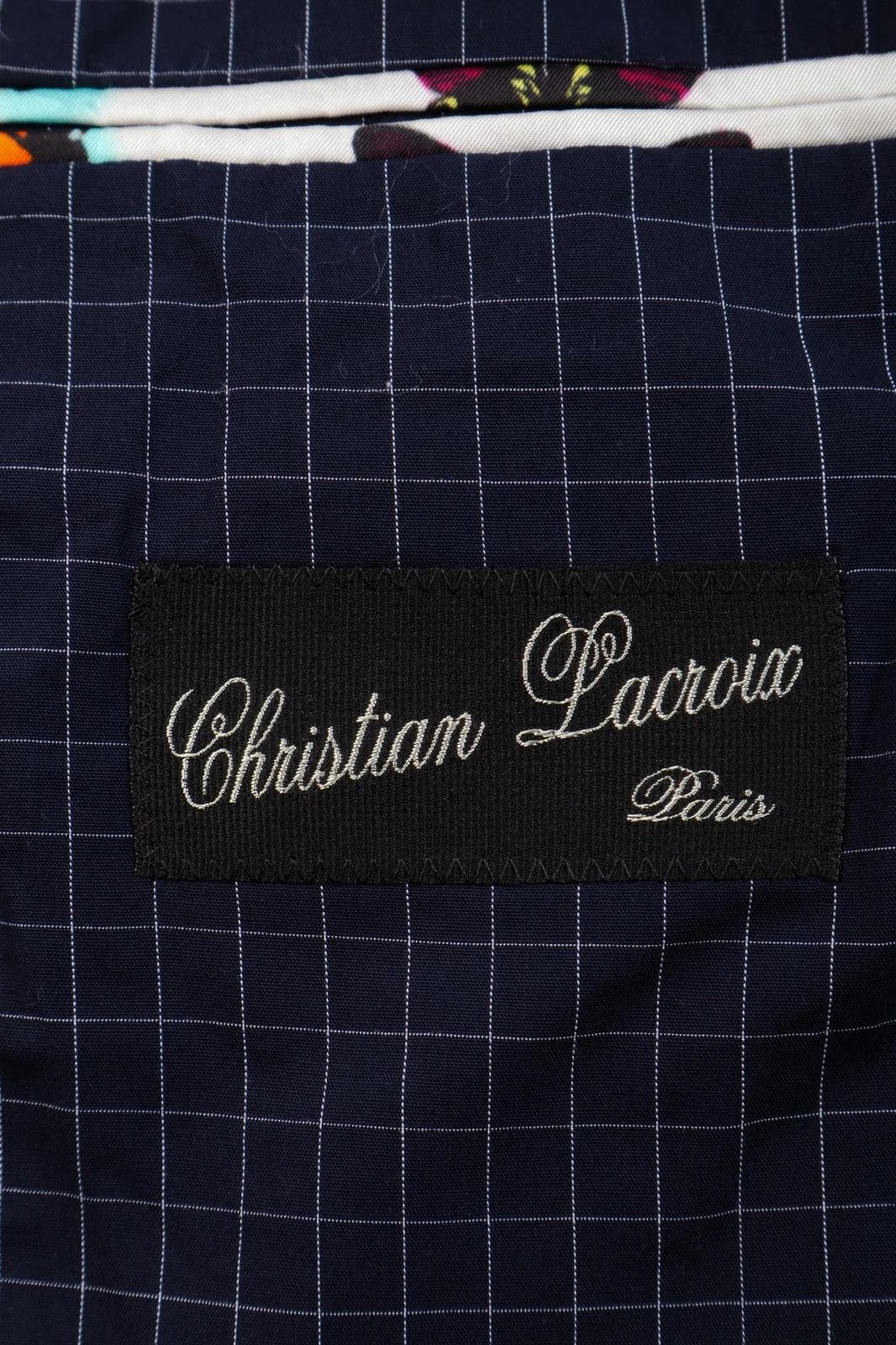 Christian Lacroix Christian Lacroix 2-Button Wool Blazer Jacket Navy Size L Size 52R - 5 Thumbnail