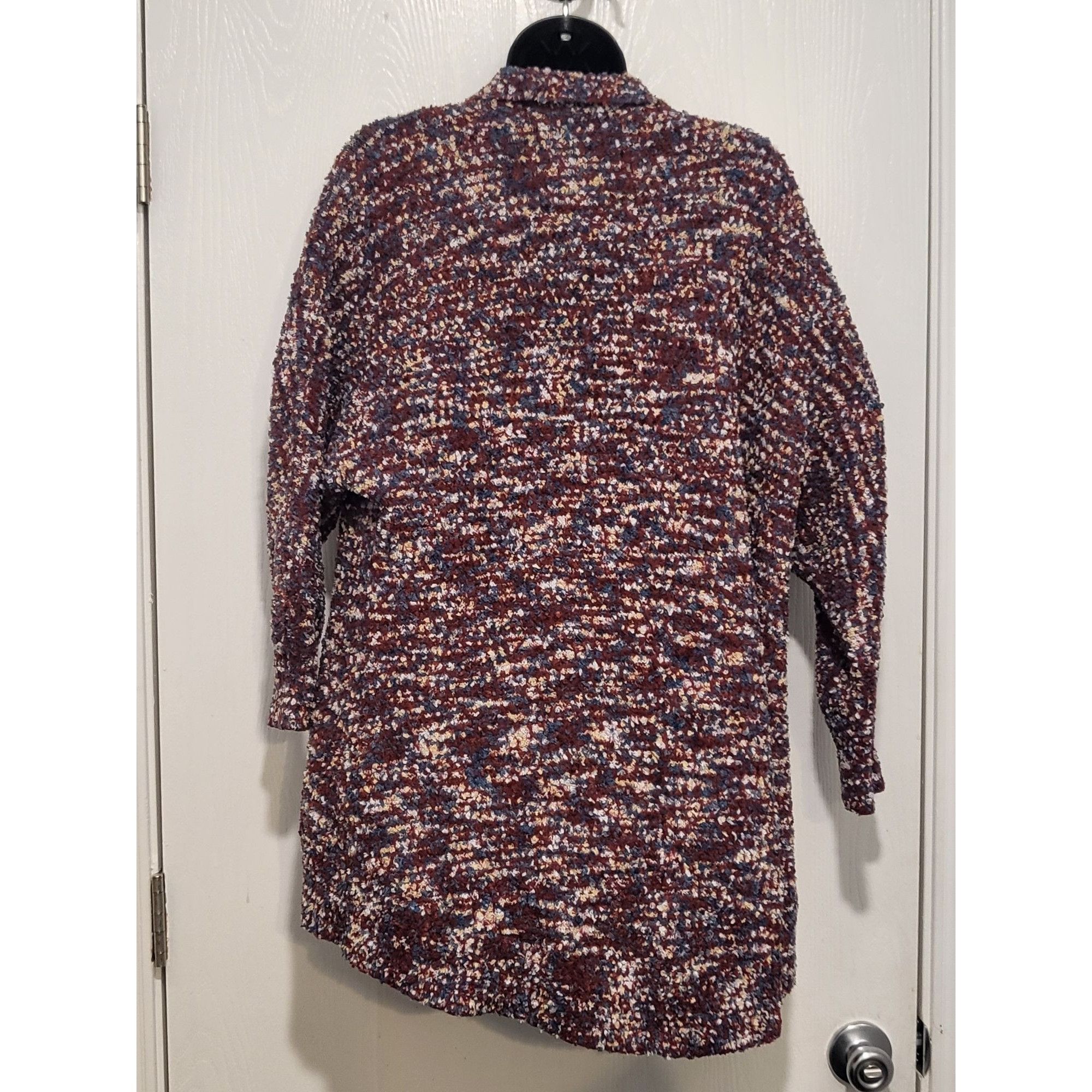 Torrid Torrid Multi Popcorn Cocoon Kimono Sweater Women Sz 2 Purple Size XS / US 0-2 / IT 36-38 - 2 Thumbnail