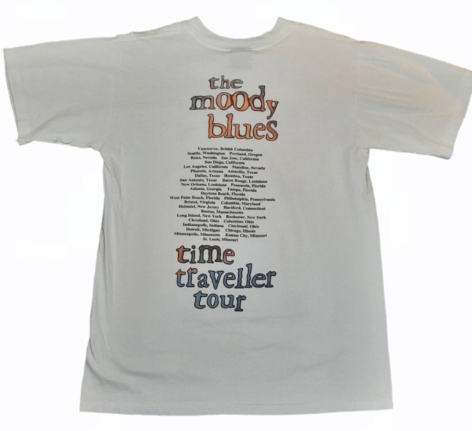 Brockum 1994 Brockum Moody Blues Large Time Traveller Tour T-Shirt Size US L / EU 52-54 / 3 - 3 Thumbnail