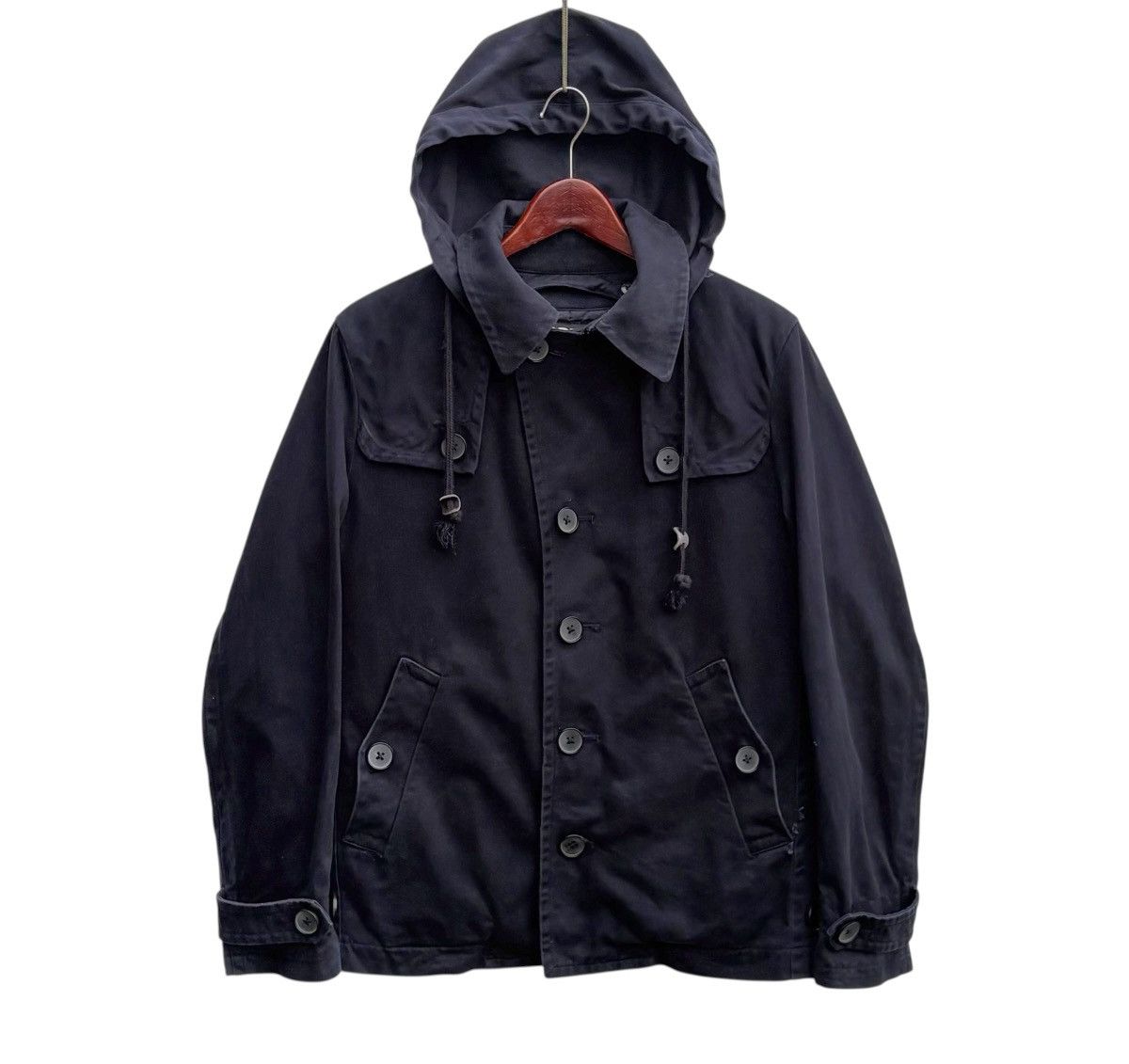 PPFM PPFM Japan Dark Blue Hoodie Jacket Size US S / EU 44-46 / 1 - 1 Thumbnail