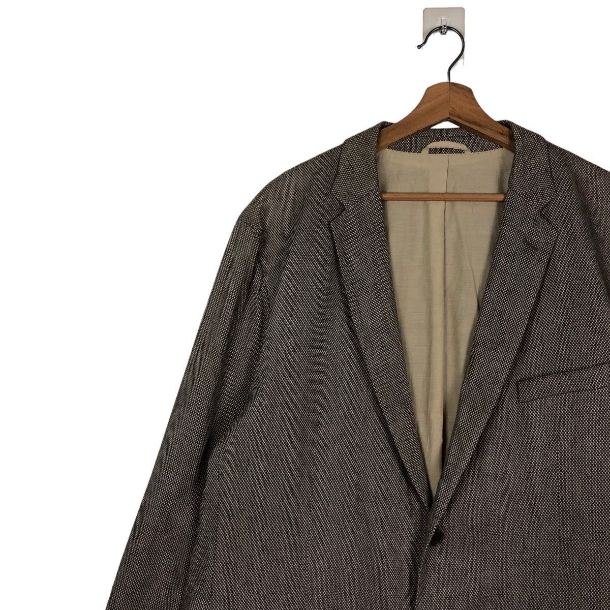Vintage 🔥Vintage Chore Jacket Abstract Double Collar Hugo Boss Size US M / EU 48-50 / 2 - 7 Thumbnail