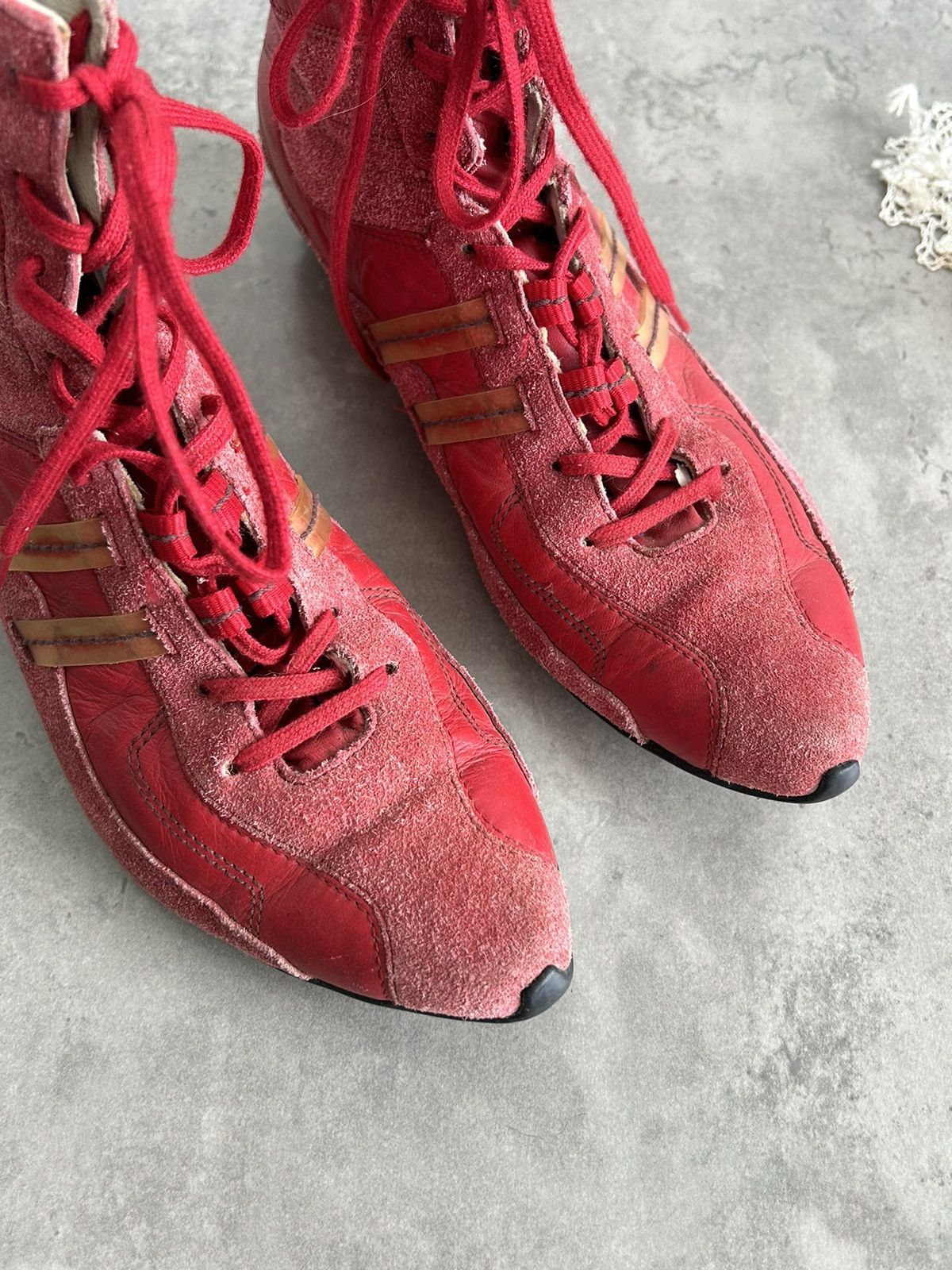 Diesel × Vintage Diesel vintage suede leather boots archive Y2K Size US 7 / IT 37 - 6 Thumbnail