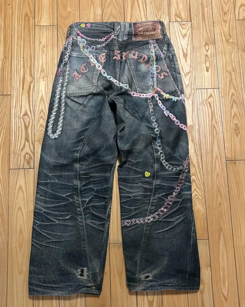 Acne Studios acne studios Candy digital printed jeans 2505-Nextarrow Size US 30 / EU 46 - 2 Thumbnail