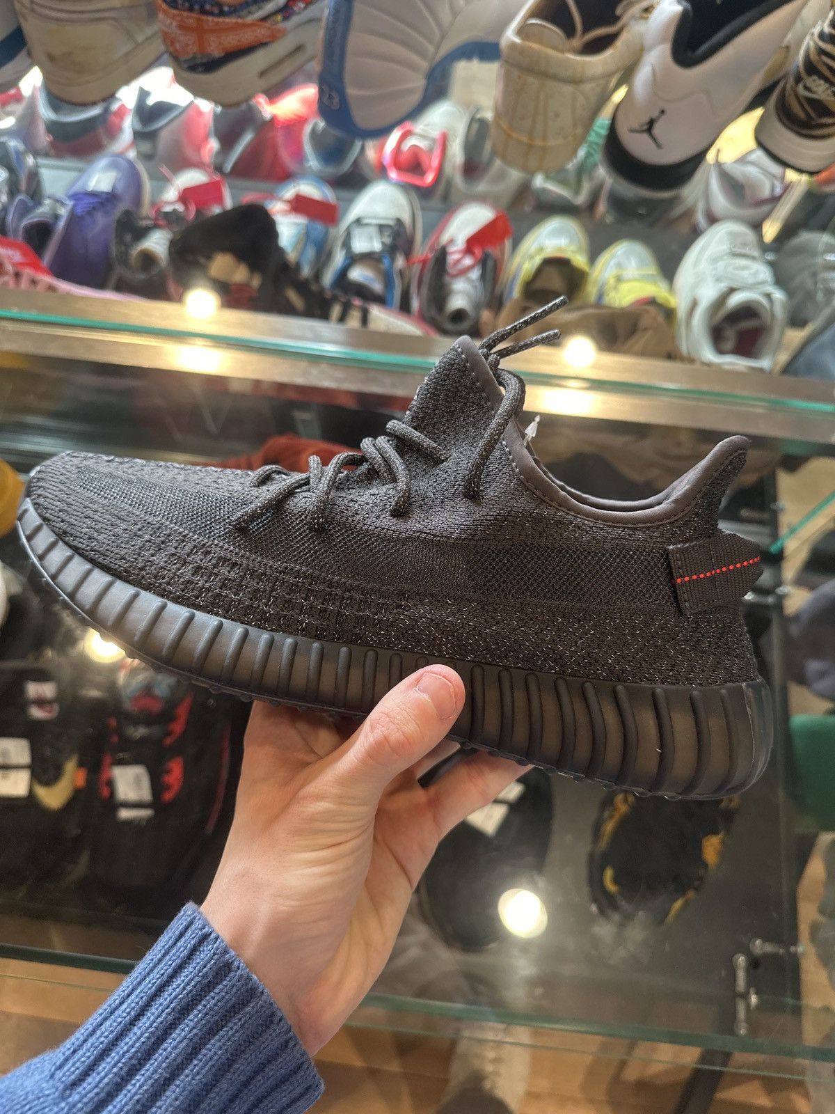 Yeezy Yeezy 350 Boost V2 Static Black Reflective DS OG Size 11 Size US 11 / EU 44 - 6 Thumbnail