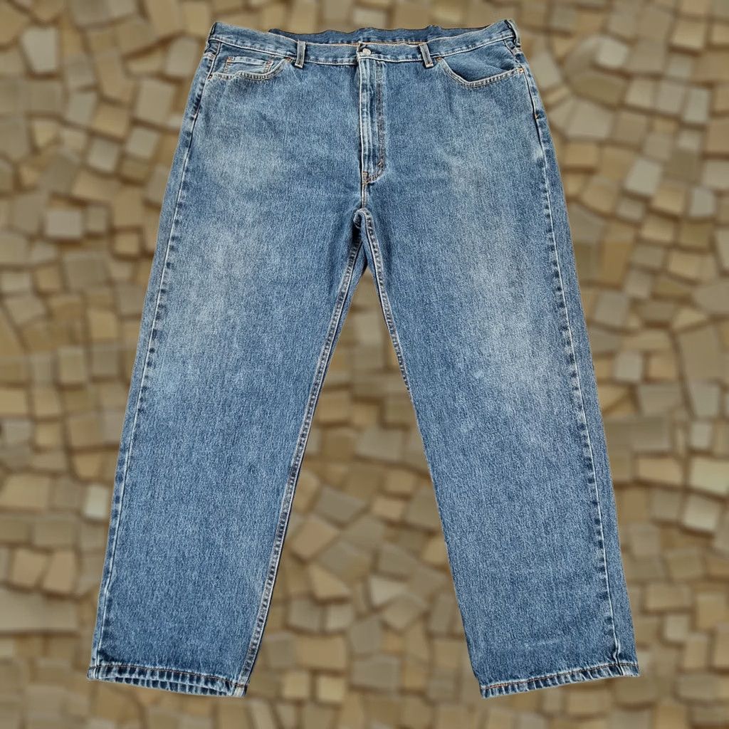 Levi's × Supreme Supreme Levis Pinstripe 550 Jeans blue | Grailed