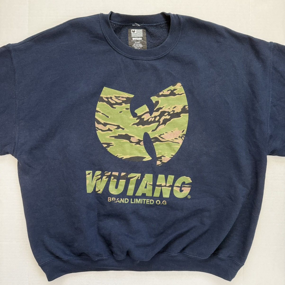 Wu-Tang Clan 🔴Wu-Tang Sweater Size XL Camouflage WuTang Crewneck Killarmy Size US XXL / EU 58 / 5 - 1 Thumbnail