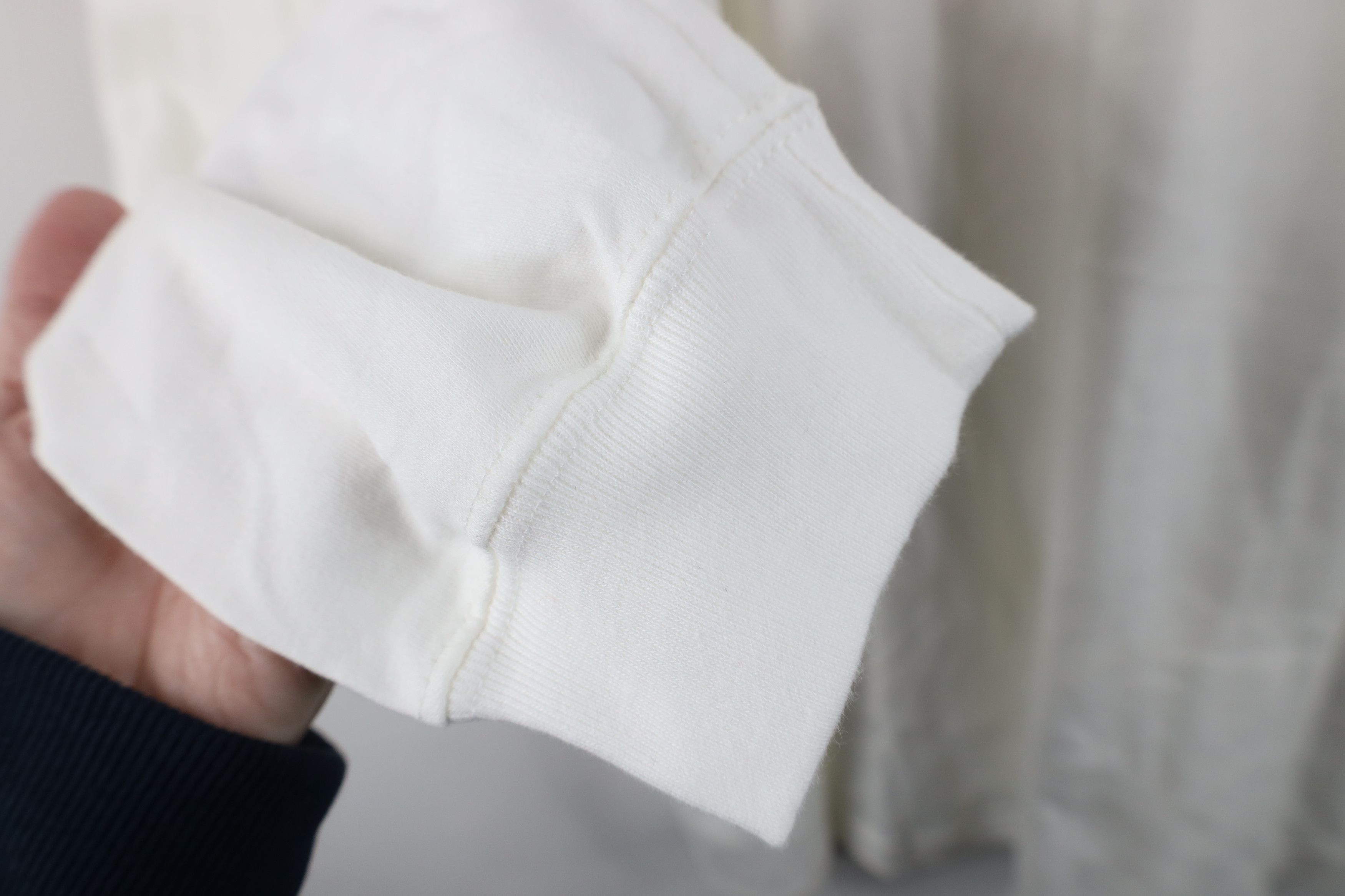 J.Crew Vintage 90s J Crew Soft Cotton Knit Turtleneck T-Shirt White Size US XL / EU 56 / 4 - 6 Thumbnail