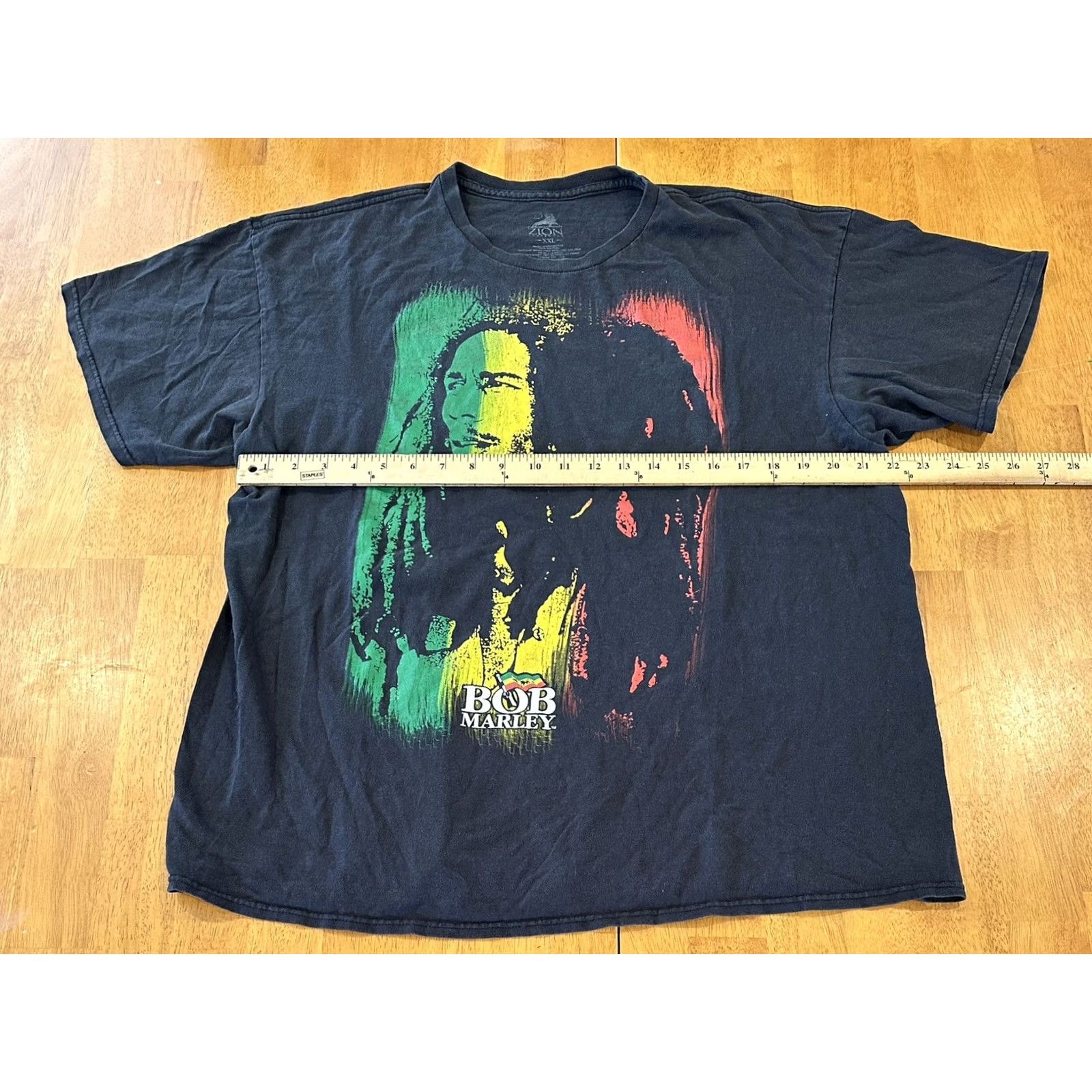 Vintage Zion Bob Marley T Shirt 2xl Reggae Big Print Men Size US XXL / EU 58 / 5 - 5 Thumbnail