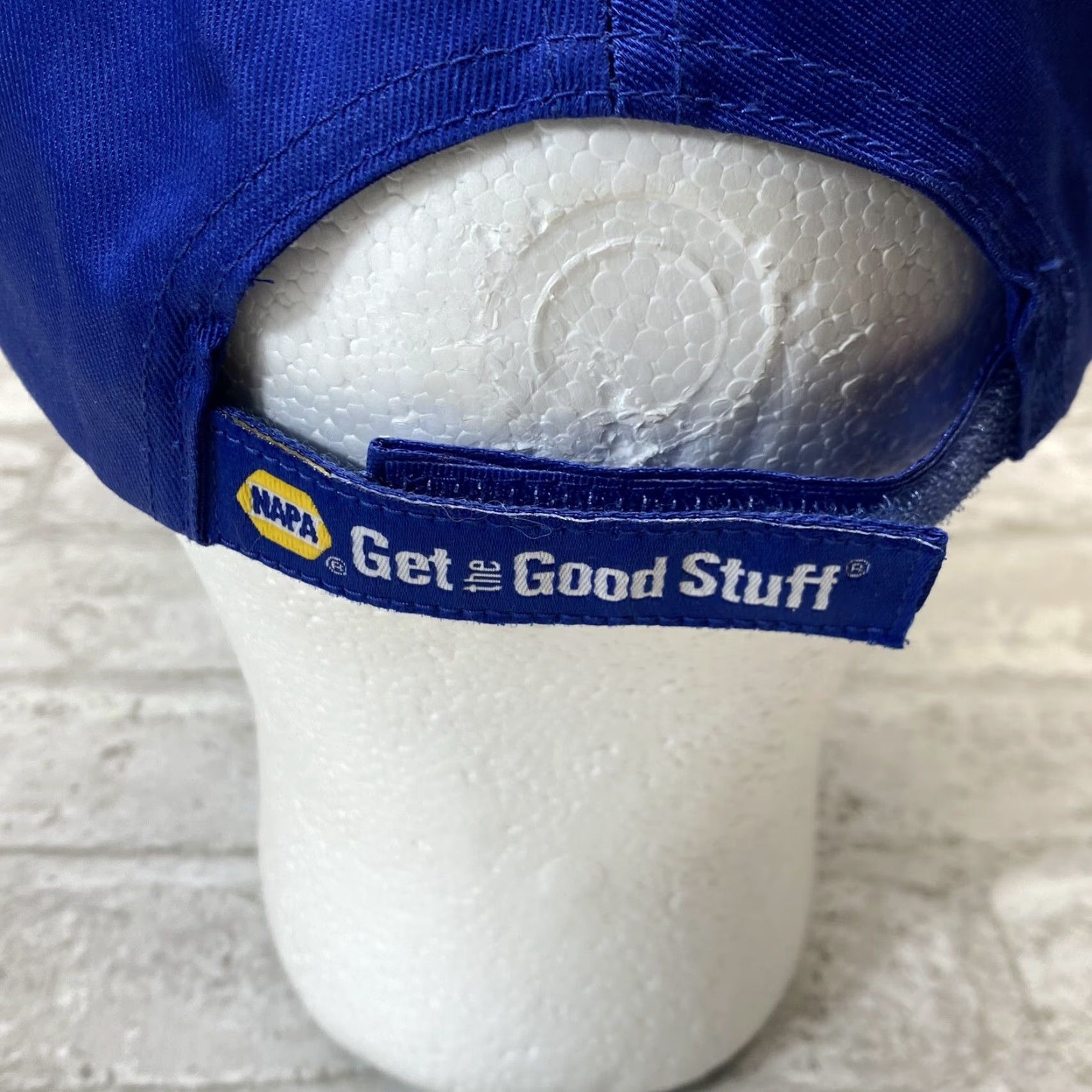 Vintage NAPA Bill Davis Racing Hat Michael Waltrip Racing Blue Baseball Cap Strap Back Men Adjustable Cap Size ONE SIZE - 6 Thumbnail