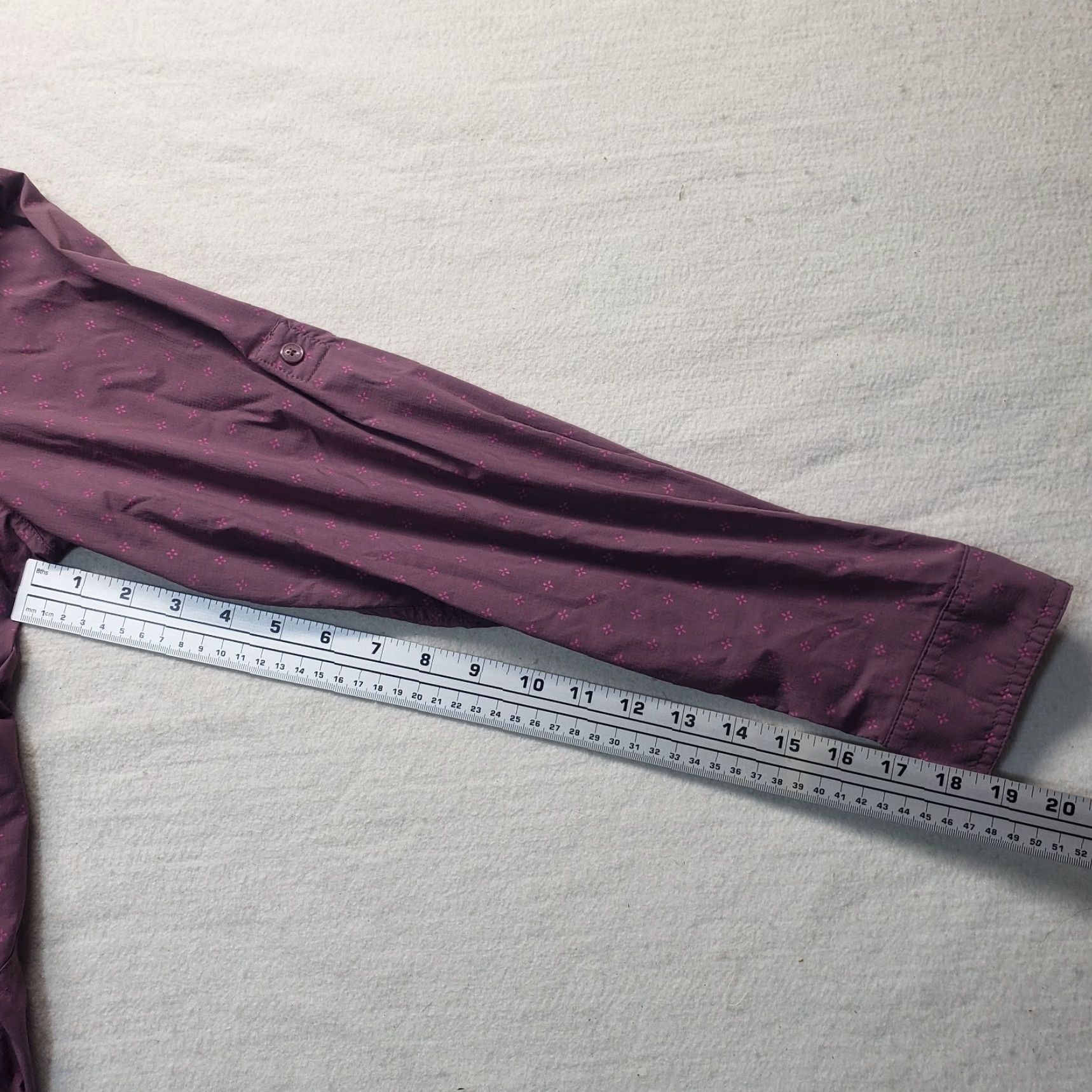Orvis Orvis Shirt Men M Purple Short Sleeve Button-Up 100% Cotton Plaid/Checks Pocketed Button-Down Collar Size US M / EU 48-50 / 2 - 5 Thumbnail