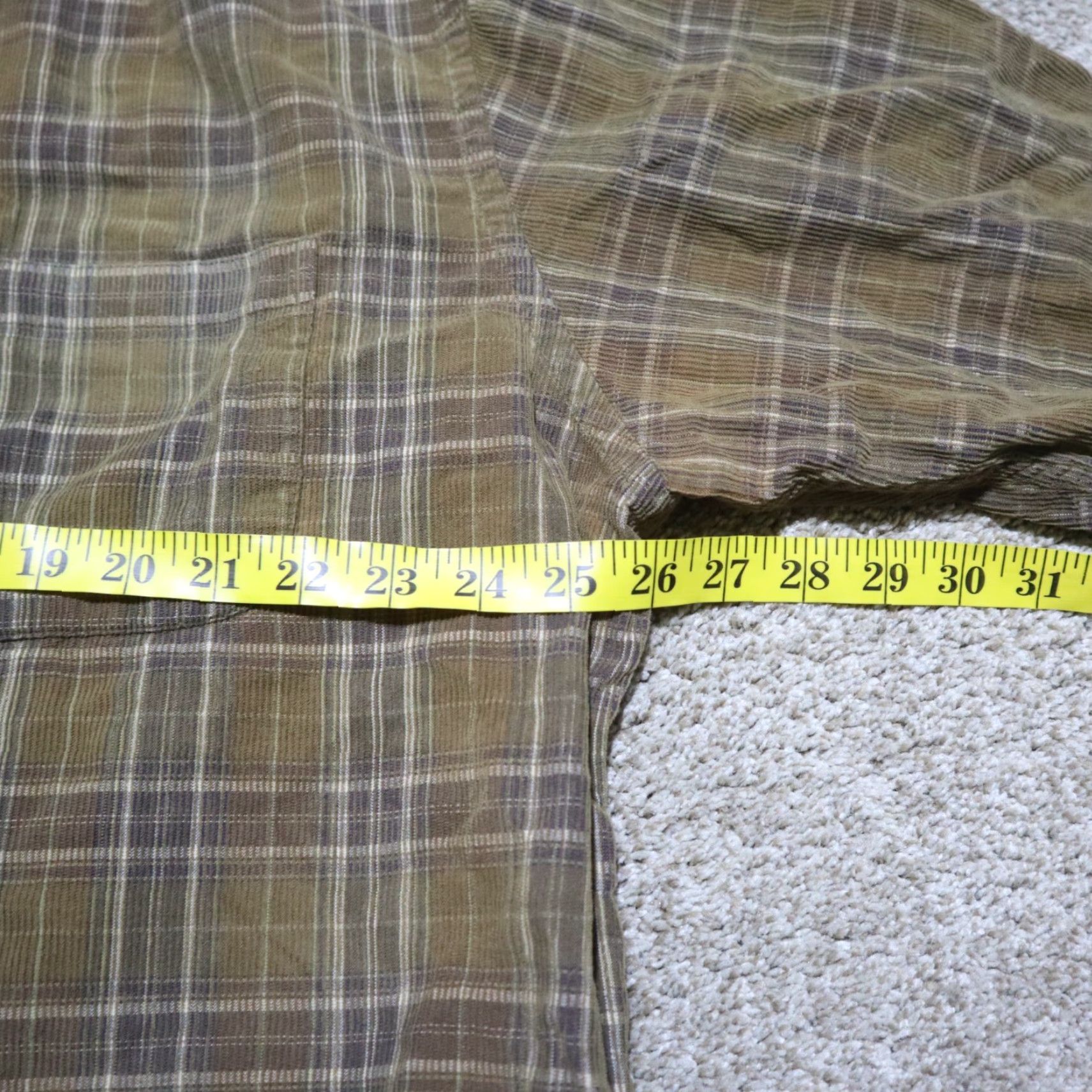 Vintage VINTAGE Fasso Ella Brown Plaid Button-Down Shirt Long Sleeve Adult XL Brown Men Shirt XL Brown Plaid Size US XL / EU 56 / 4 - 5 Thumbnail