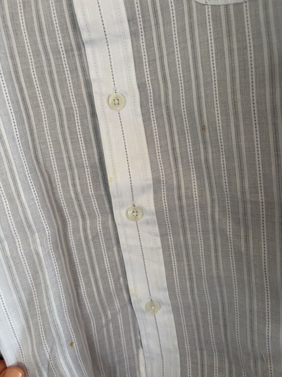Balenciaga Balenciaga double layered vintage shirt button Size US L / EU 52-54 / 3 - 4 Thumbnail