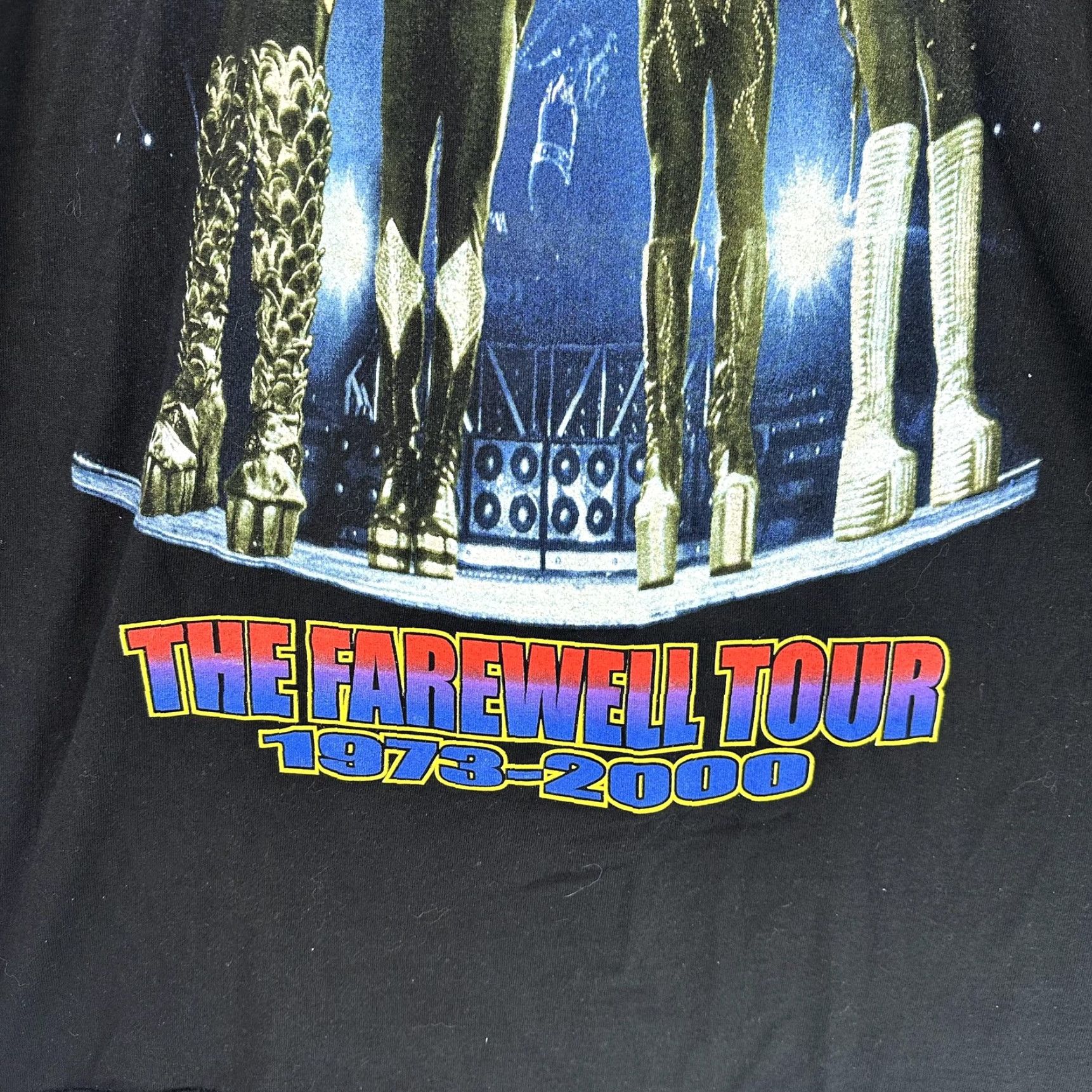 Vintage Vintage KISS Farewell Tour Shirt Mens 2XL Black 2000s Concert Rock Glam Graphic Tee Size US XXL / EU 58 / 5 - 3 Thumbnail
