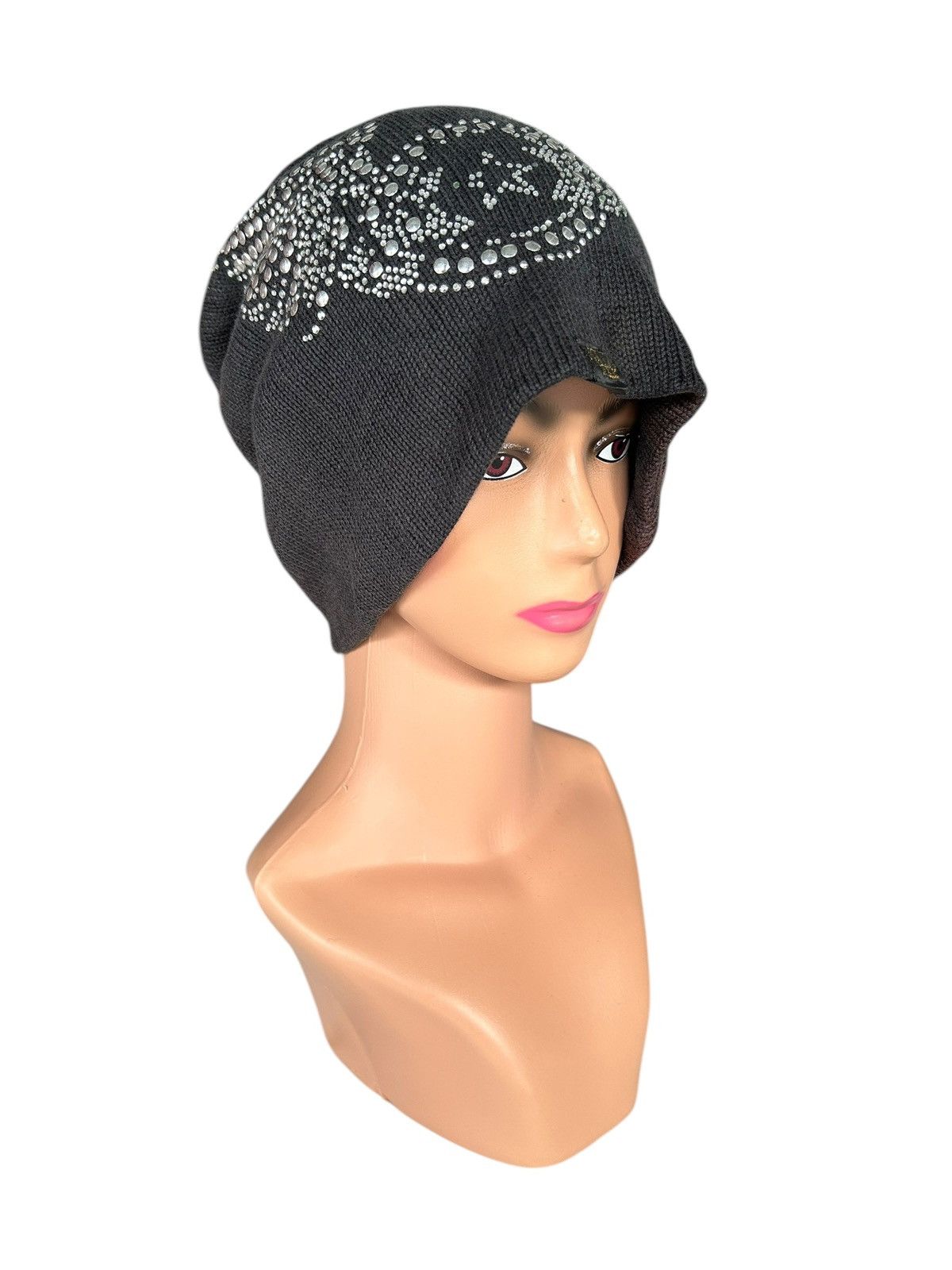 Japanese Brand × Kapital × Vintage Sunfaded Japanese Punk Bondage Style Beanie Hats Size ONE SIZE - 5 Thumbnail