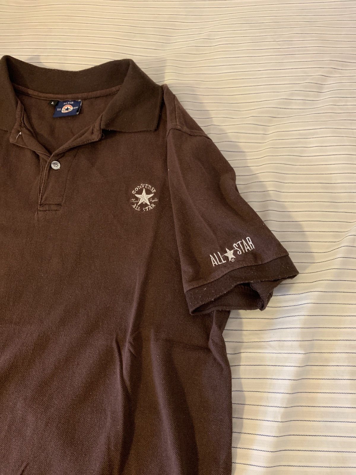 Converse Converse All Star Polo Tshirt Size US L / EU 52-54 / 3 - 3 Thumbnail