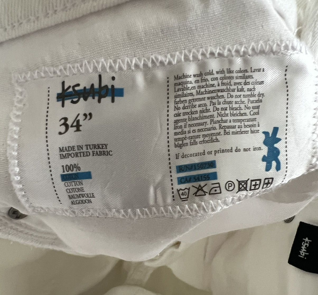 Ksubi Ksubi Jeans Mens Bronko Polar Bootcut Jeans White Size 34/32 Size US 34 / EU 50 - 8 Thumbnail