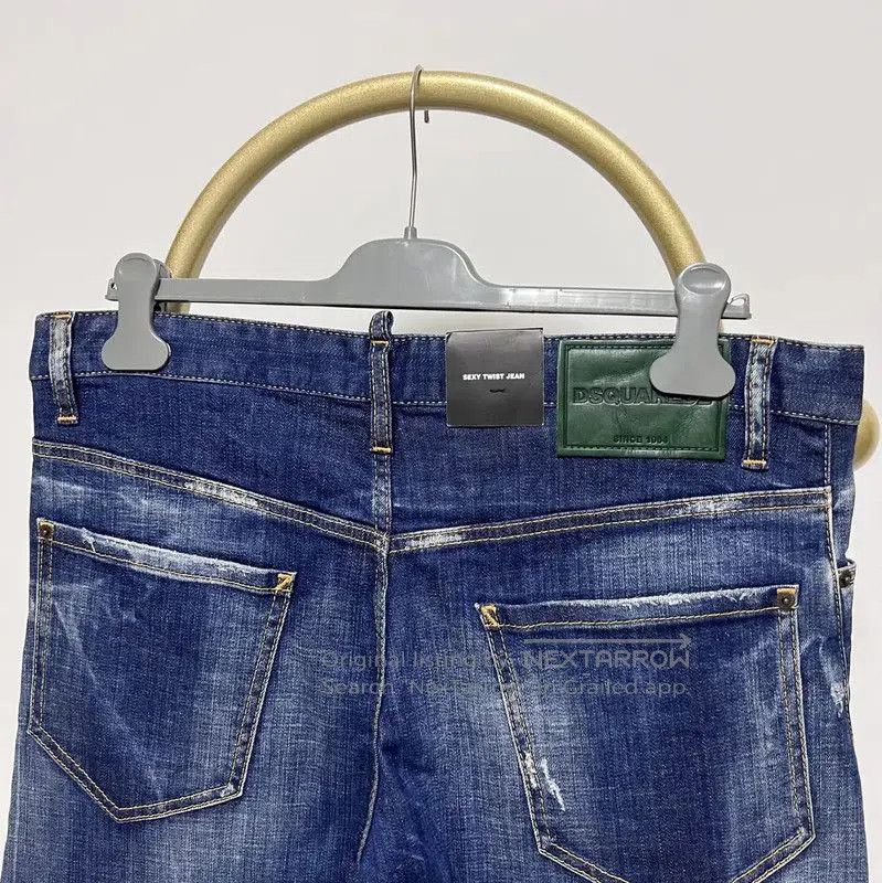Dsquared2 DSQUARED2 Men's Casual Pants in Denim Blue . Size US 34 / EU 50 - 4 Thumbnail
