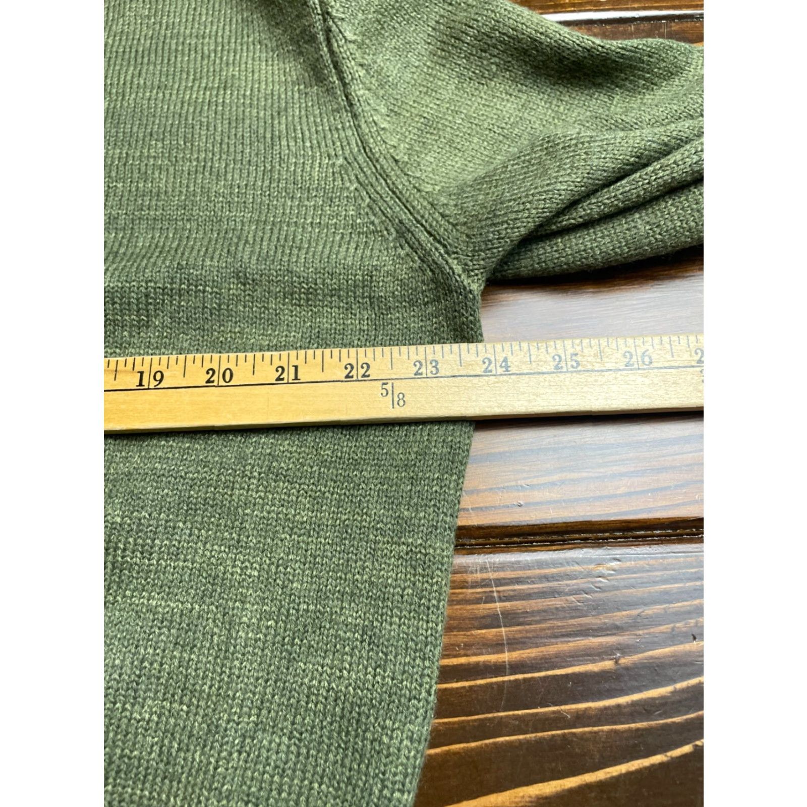 Vintage A New Day Sweater Womens Size M Green Pullover Turtleneck Long Sleeve Casual Winter Size M / US 6-8 / IT 42-44 - 4 Thumbnail