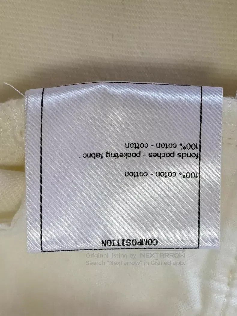 Chanel Chanel "COCO" letter white jeans Size 26" / US 2 / IT 38 - 9 Thumbnail