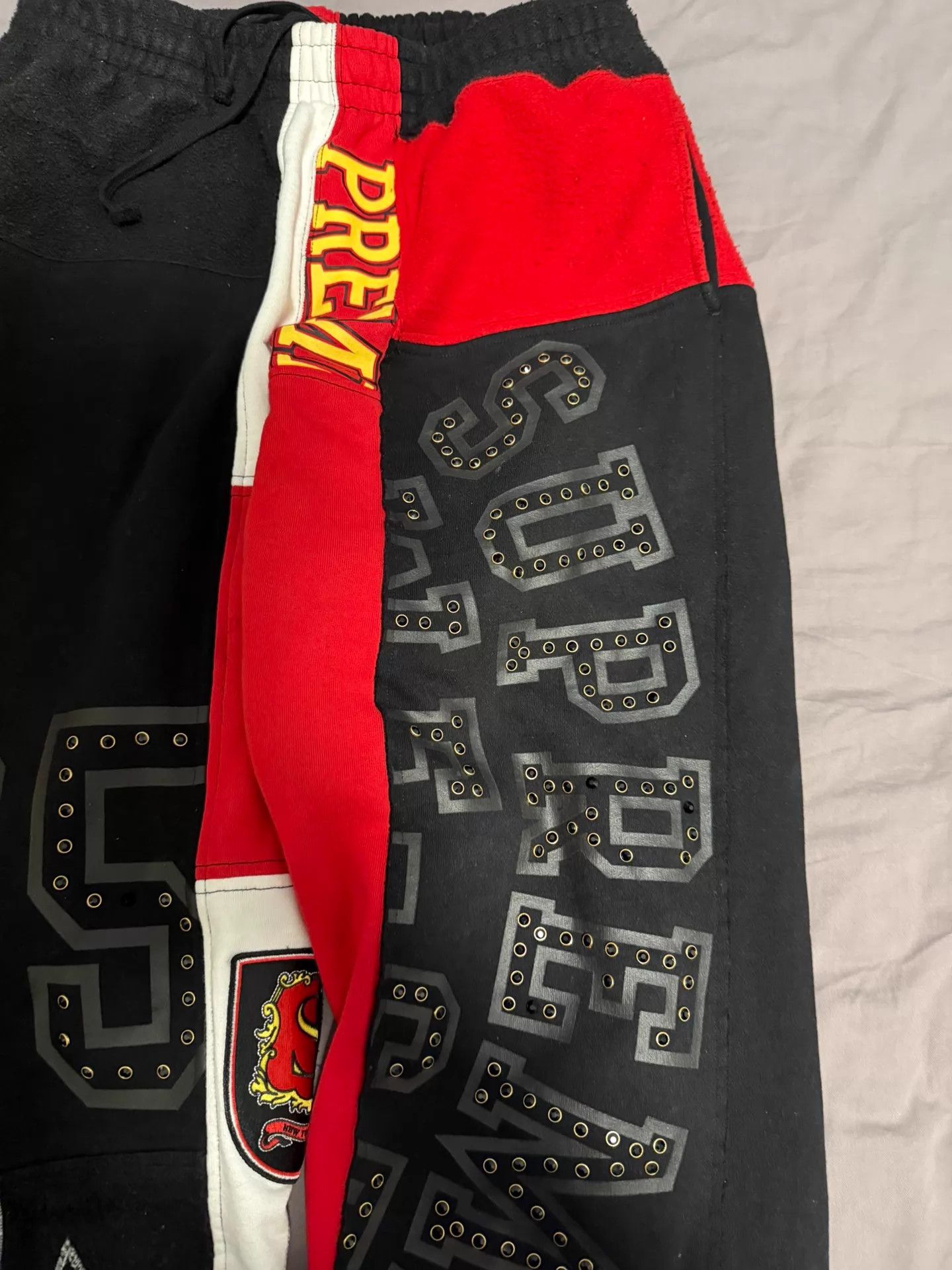 Supreme Supreme SS25W14 Patchwork Crystal Pants Unisex S 1-2x Size US 29 - 2 Thumbnail