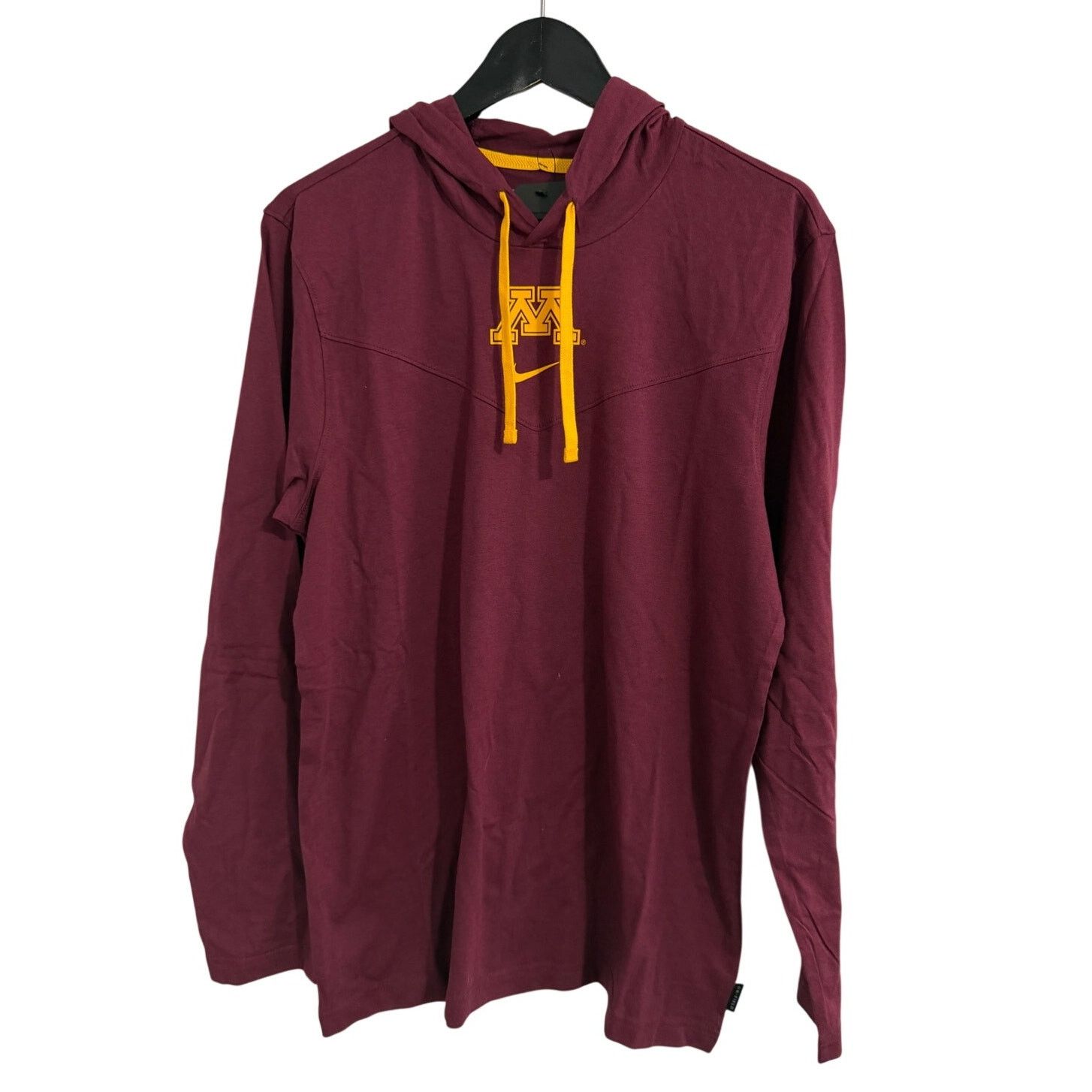 Nike NWT Minnesota Gophers Nike Long Sleeve Hooded Tee Men's Sz S Size US S / EU 44-46 / 1 - 1 Thumbnail