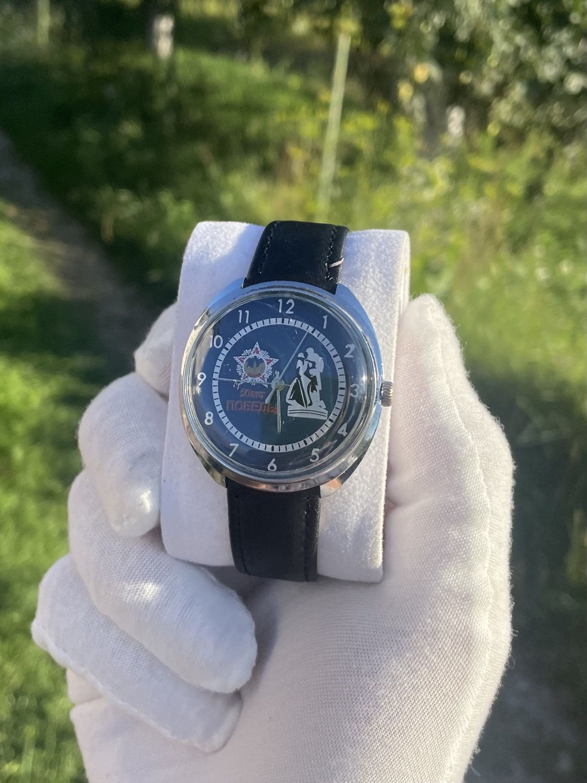 Vintage Watch Raketa Mechanical Retro Wristwatch 1990s