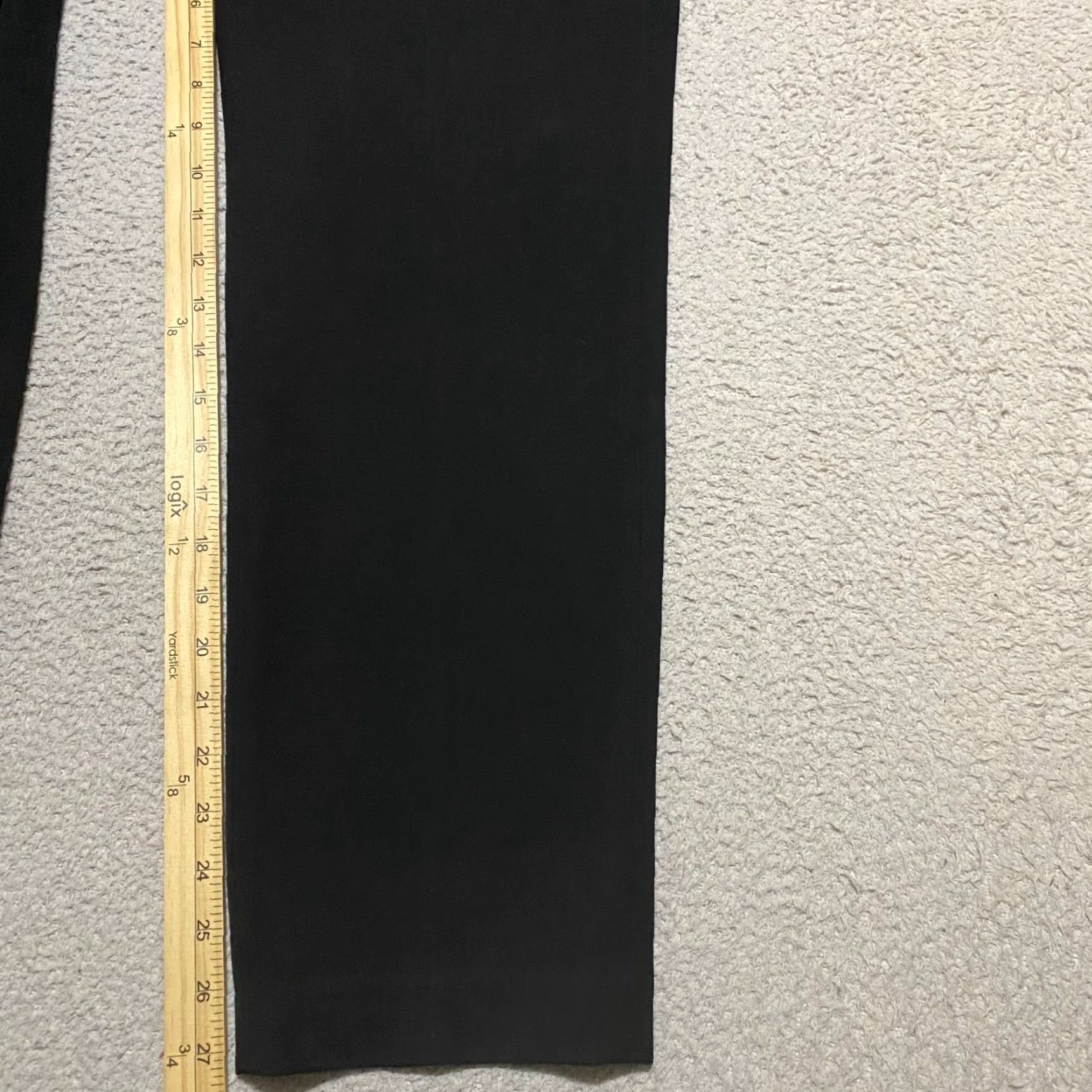 Talbots Talbots Womens 10P Dress Pants Black Straight Petites High Rise Ankle Business Size 32" / US 10 / IT 46 - 5 Thumbnail