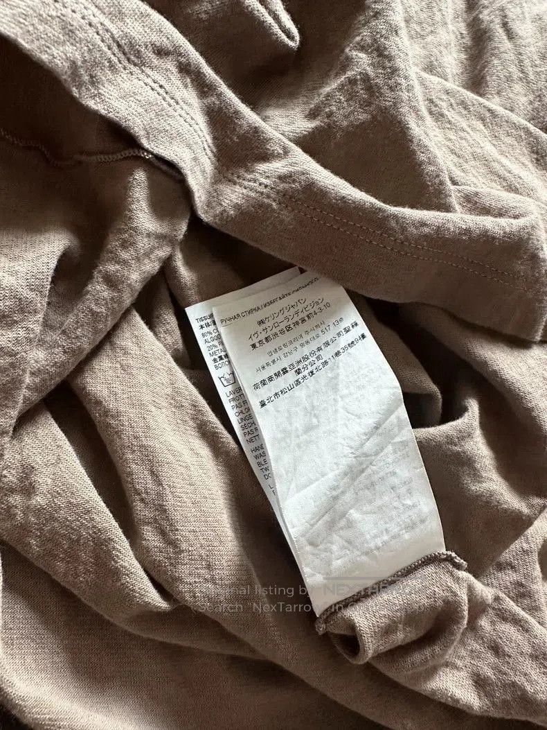 Saint Laurent Paris Saint Laurent Reverse Washed T-Shirt. Size US M / EU 48-50 / 2 - 6 Thumbnail