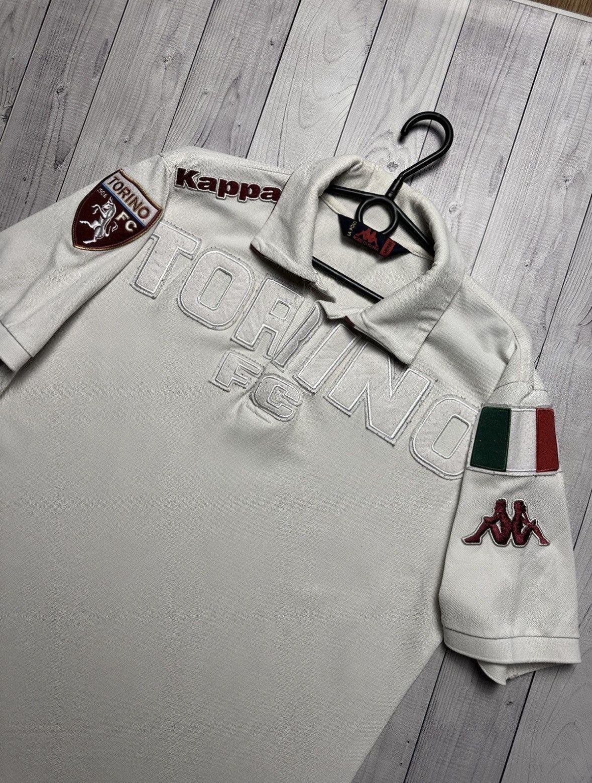 Kappa Vintage kappa Torino soccer polo logo Italy rare size M Size US M / EU 48-50 / 2 - 2 Thumbnail