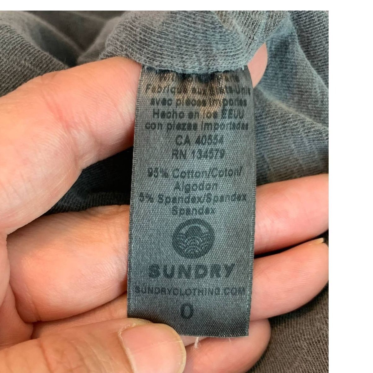 Anthropologie Sundry gray ruched side tie dress size small Size S / US 4 / IT 40 - 4 Thumbnail