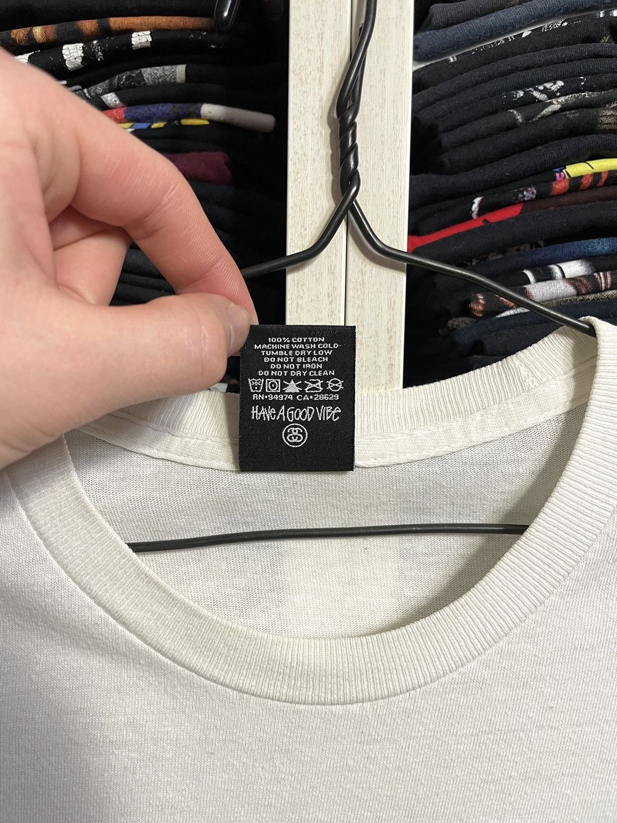 Stussy Vintage Y2K Stussy Knowledge Is King T-Shirt Size M White Size US M / EU 48-50 / 2 - 5 Thumbnail