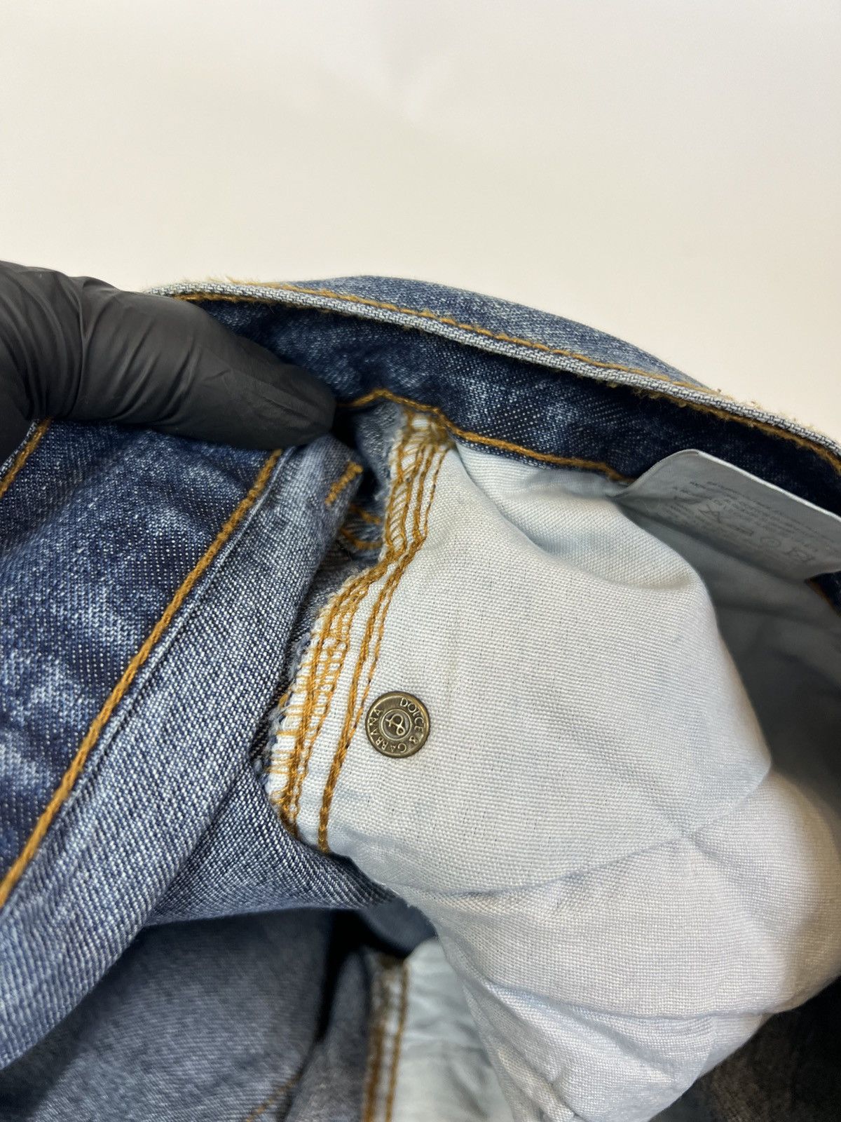 Dolce & Gabbana Vintage Dolce Gabbana Y2K big logo Jeans pants Size US 34 / EU 50 - 16 Thumbnail