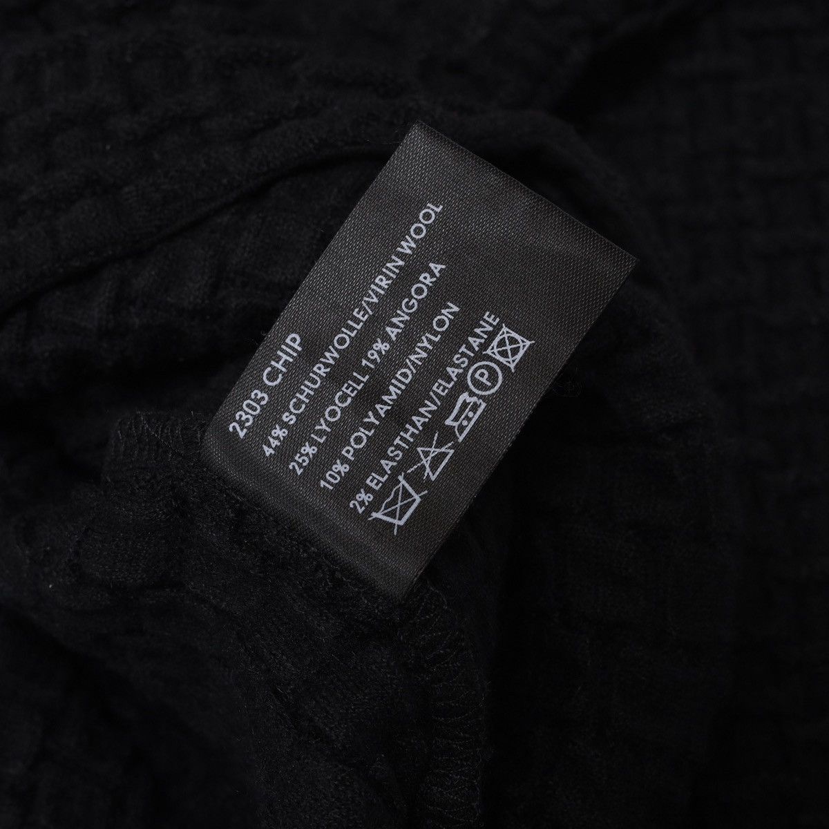 Annette Gortz Annette Gortz Wool Nylon Waffle Sweater Black Size M / US 6-8 / IT 42-44 - 10 Thumbnail