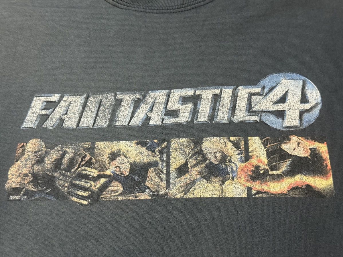 Vintage Distressed Vintage 2000s Fantastic 4 2005 Film T-Shirt Size US L / EU 52-54 / 3 - 4 Thumbnail