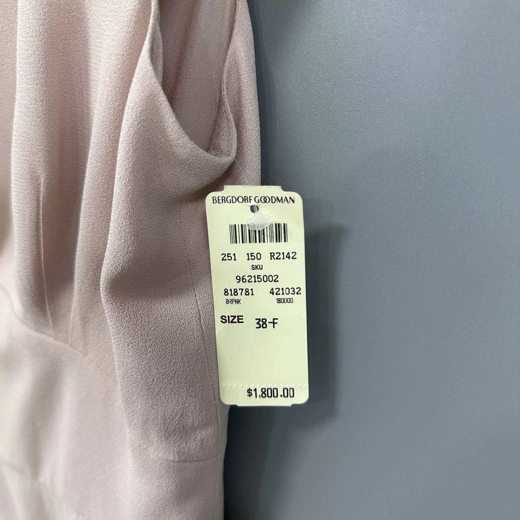 Dior Dior Light Pink Pleated Women's Dress 38 Size S / US 4 / IT 40 - 4 Thumbnail