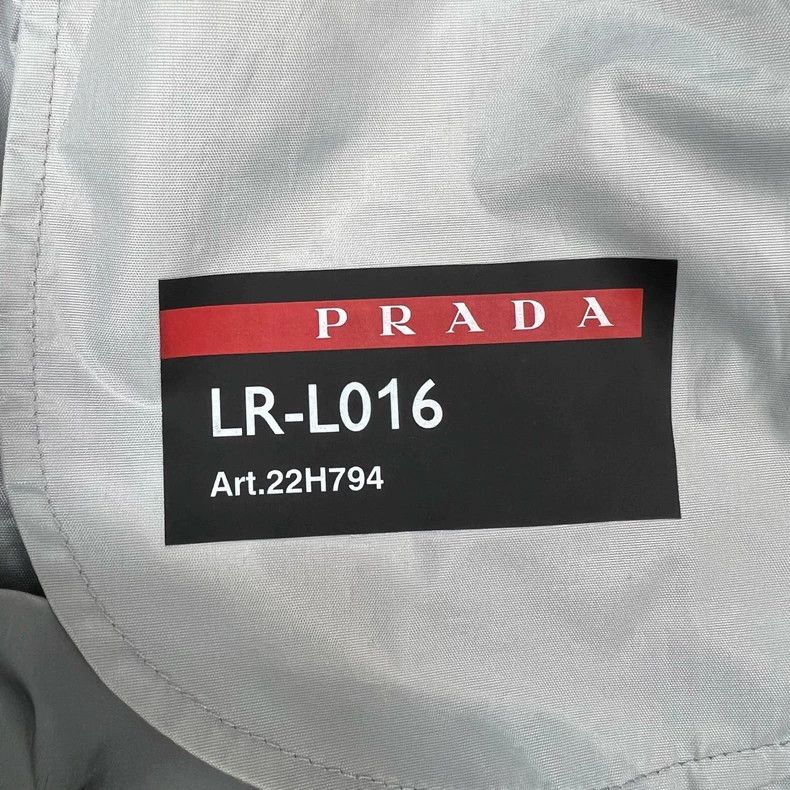 Prada Prada Gray nylon Velcro shorts 2505-Nextarrow Size US 38 / EU 54 - 5 Thumbnail