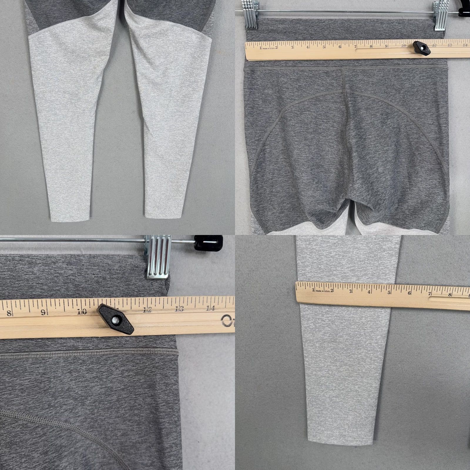 Outdoor Voices Outdoor Voices Leggings Womens Small Gray Colorblock Ankle Athletic Yoga Gym Size 28" / US 6 / IT 42 - 8 Thumbnail
