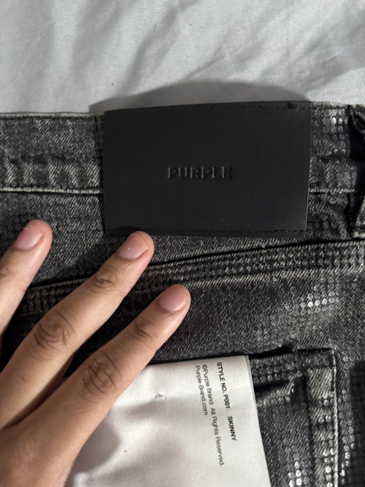 Purple Brand Purple Brand Slim Fit Jeans – Grey/Black Wash Size 38 Size US 38 / EU 54 - 4 Thumbnail