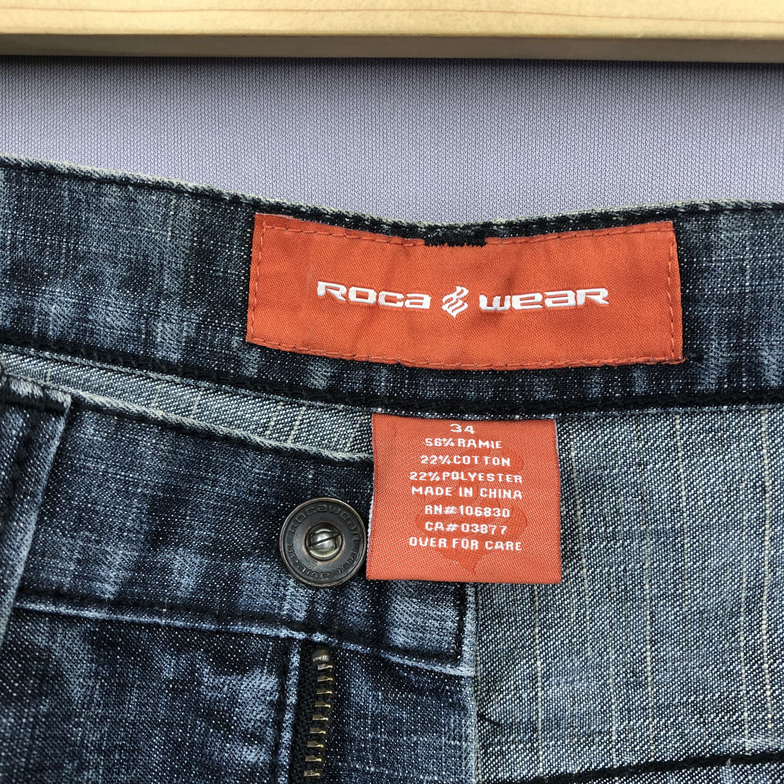 Rocawear Crazy 90s Rocawear Baggy Jeans Faded Skater Jnco Style Denim Size US 34 / EU 50 - 9 Thumbnail