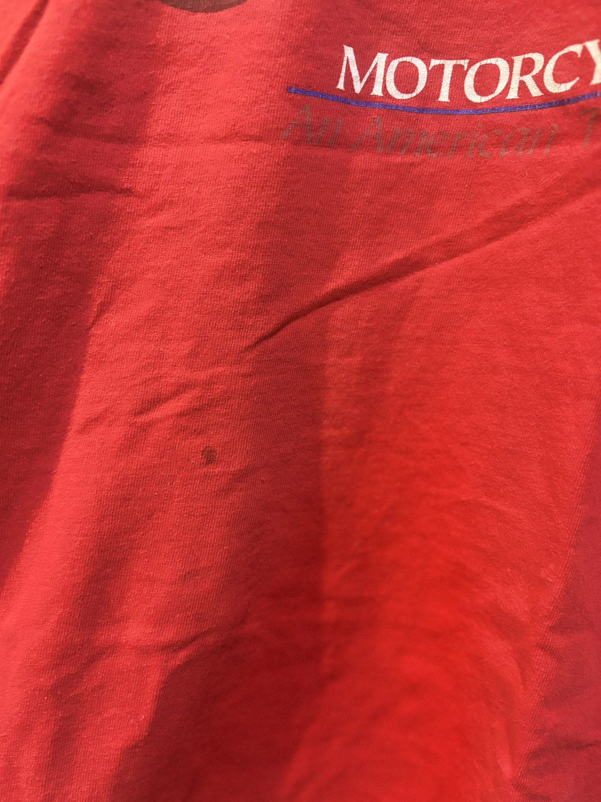 Vintage Red Vintage American Motorcycle Tee Size US XL / EU 56 / 4 - 5 Thumbnail