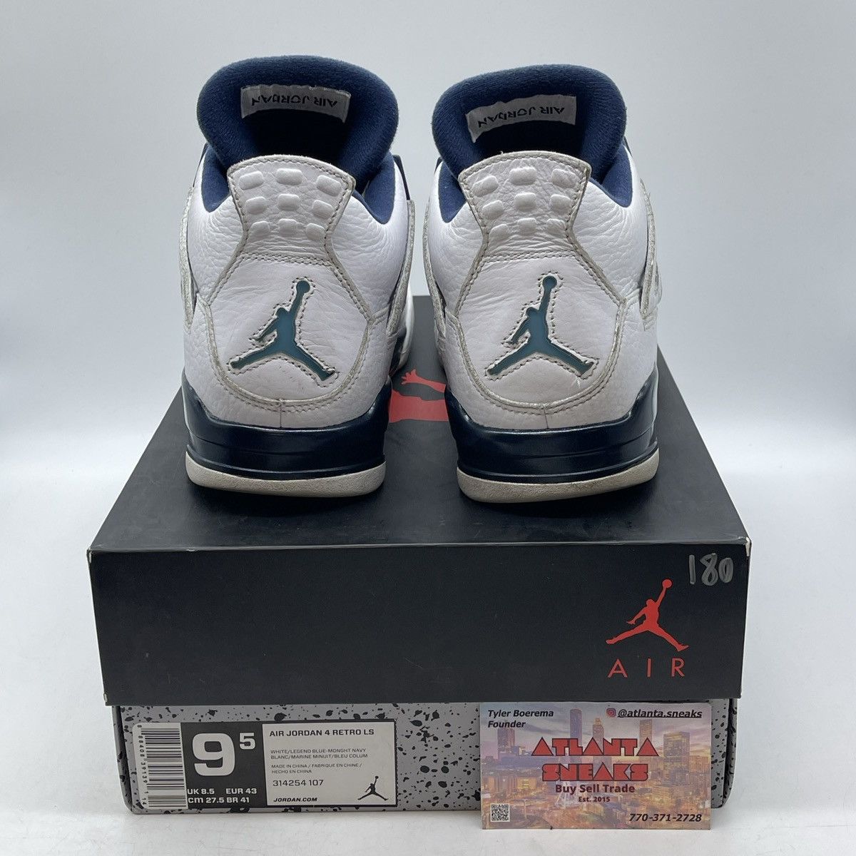 Jordan Brand Air Jordan 4 Columbia Size US 9.5 / EU 42-43 - 3 Thumbnail