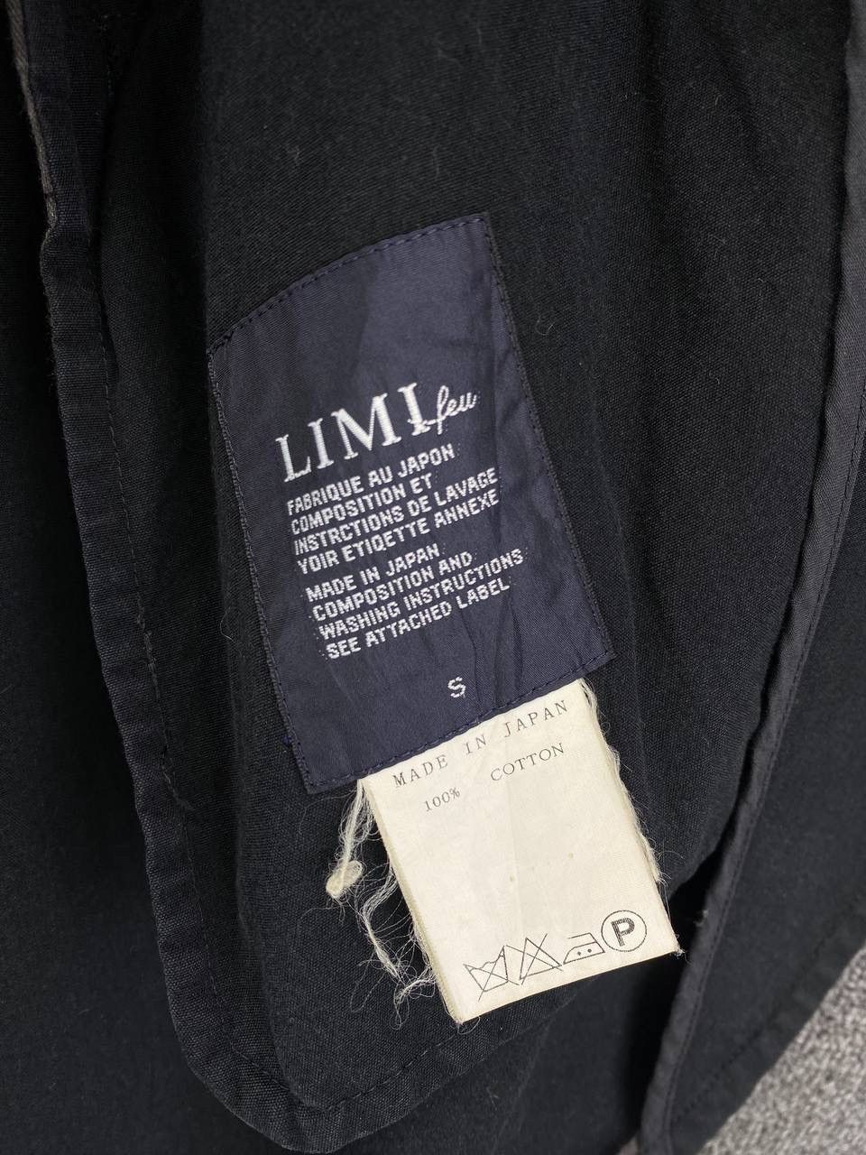 Yohji Yamamoto Vintage Yohji Yamamoto Limi Feu Coat Black Jacket Size S / US 4 / IT 40 - 8 Thumbnail