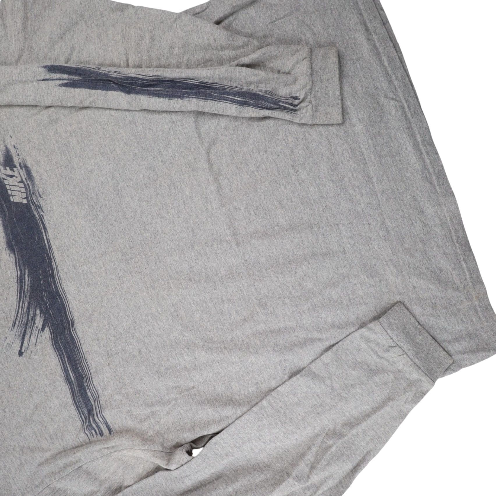 Nike VINTAGE Nike Spellout Long Sleeve T Shirt Shirt Mens Gray L Size US L / EU 52-54 / 3 - 3 Thumbnail